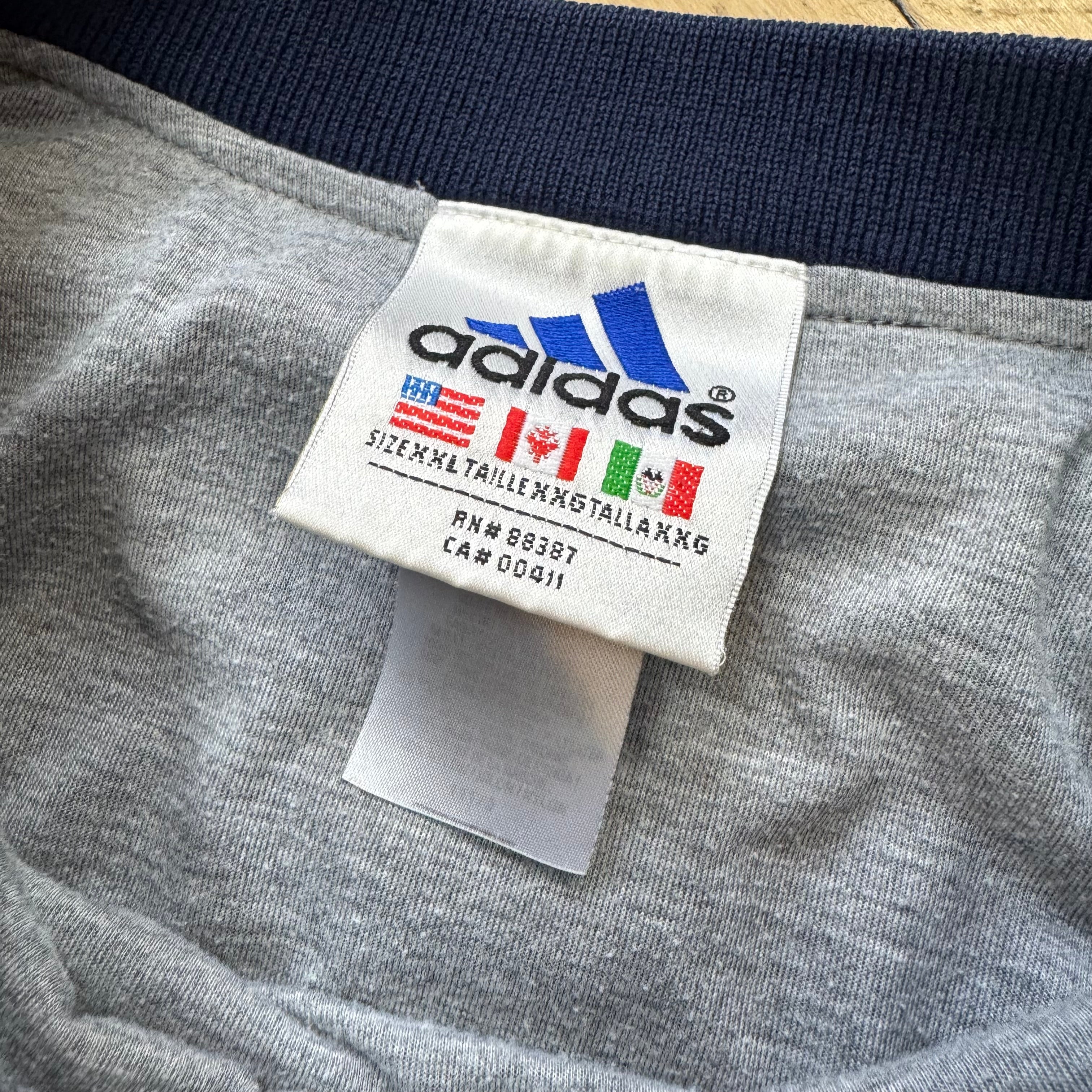 Vintage Adidas Windbreaker Pull-Over Jacket Sz XL