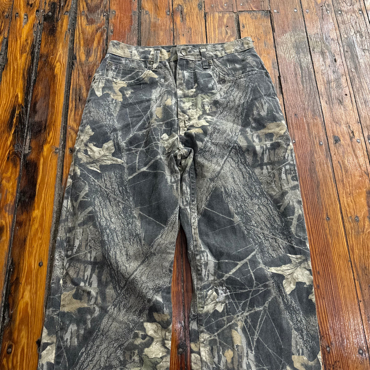 Vintage Camo Cabelas Denim Jeans Sz 30