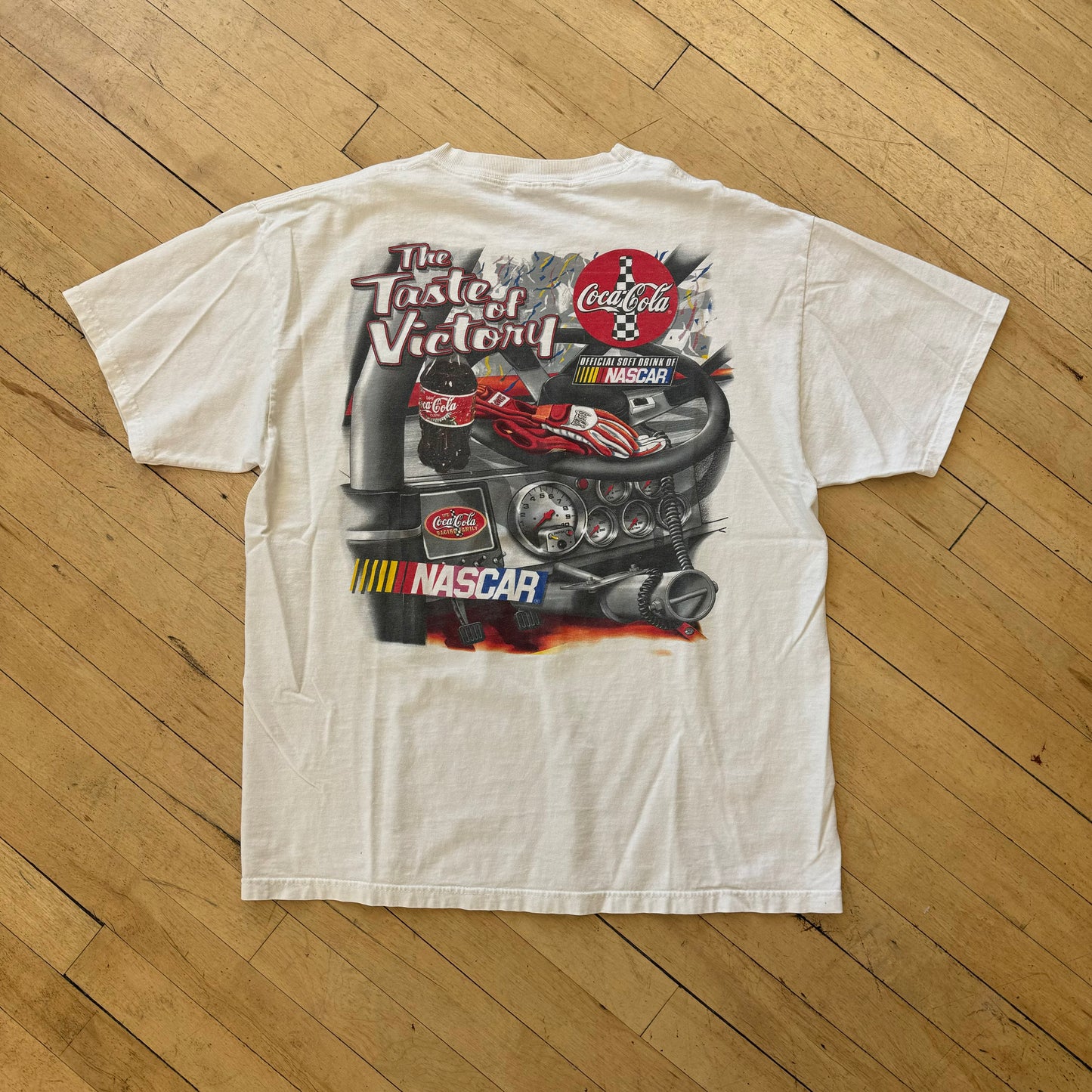 Vintage Coca-Cola Nascar T-shirt Sz L