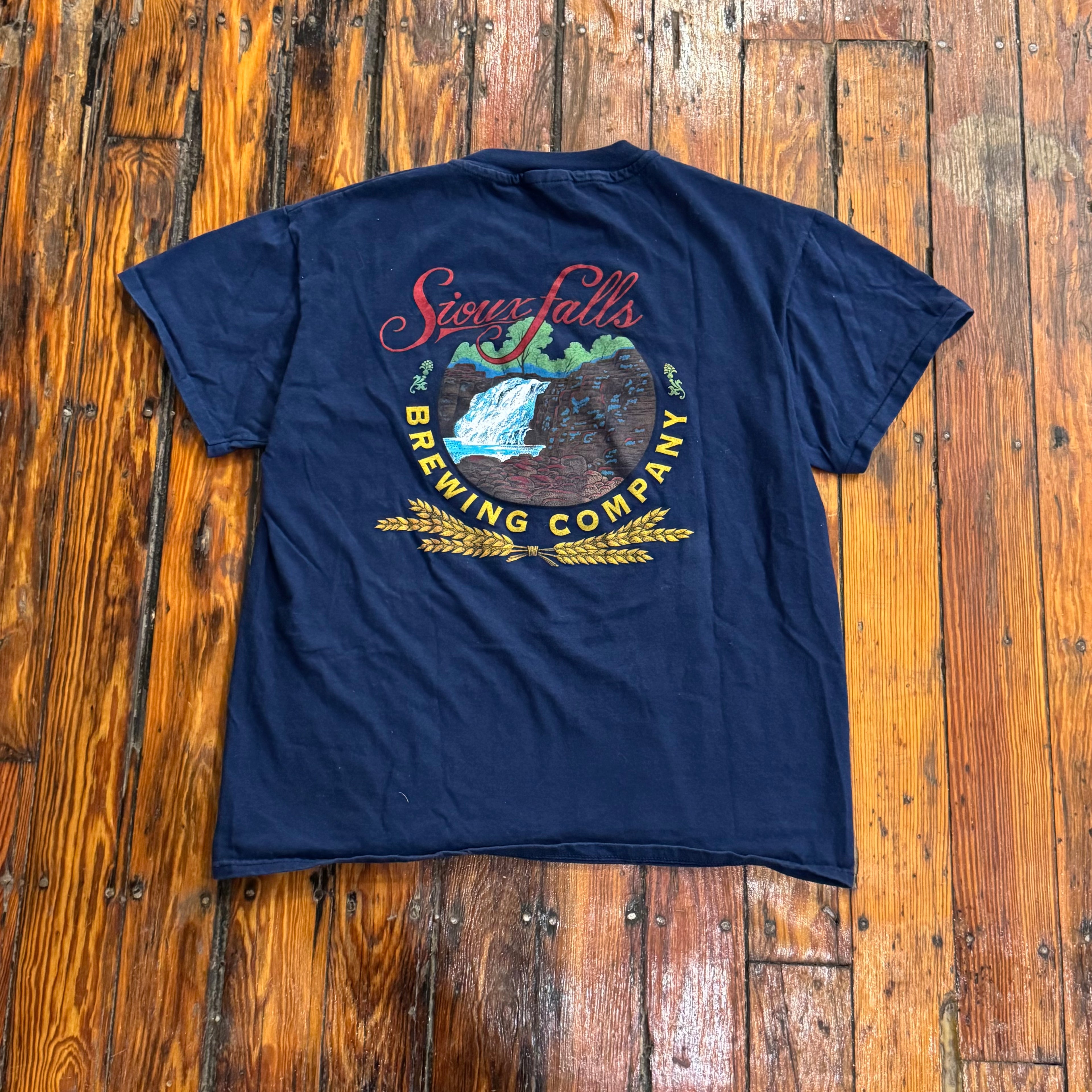 Vintage Sioux Falls Brewing Company T-shirt Sz L