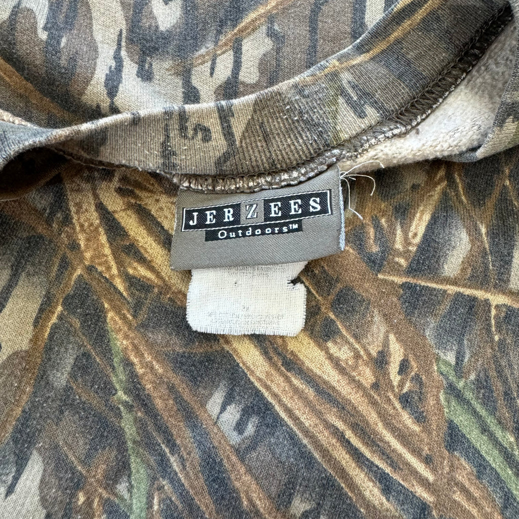 Vintage Jerezes Camo Crewneck Sz XXL