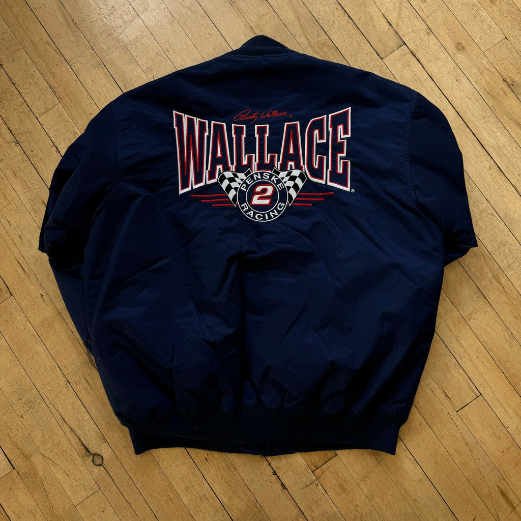 Vintage Chase Rusty Wallace Nascar Jacket Sz L
