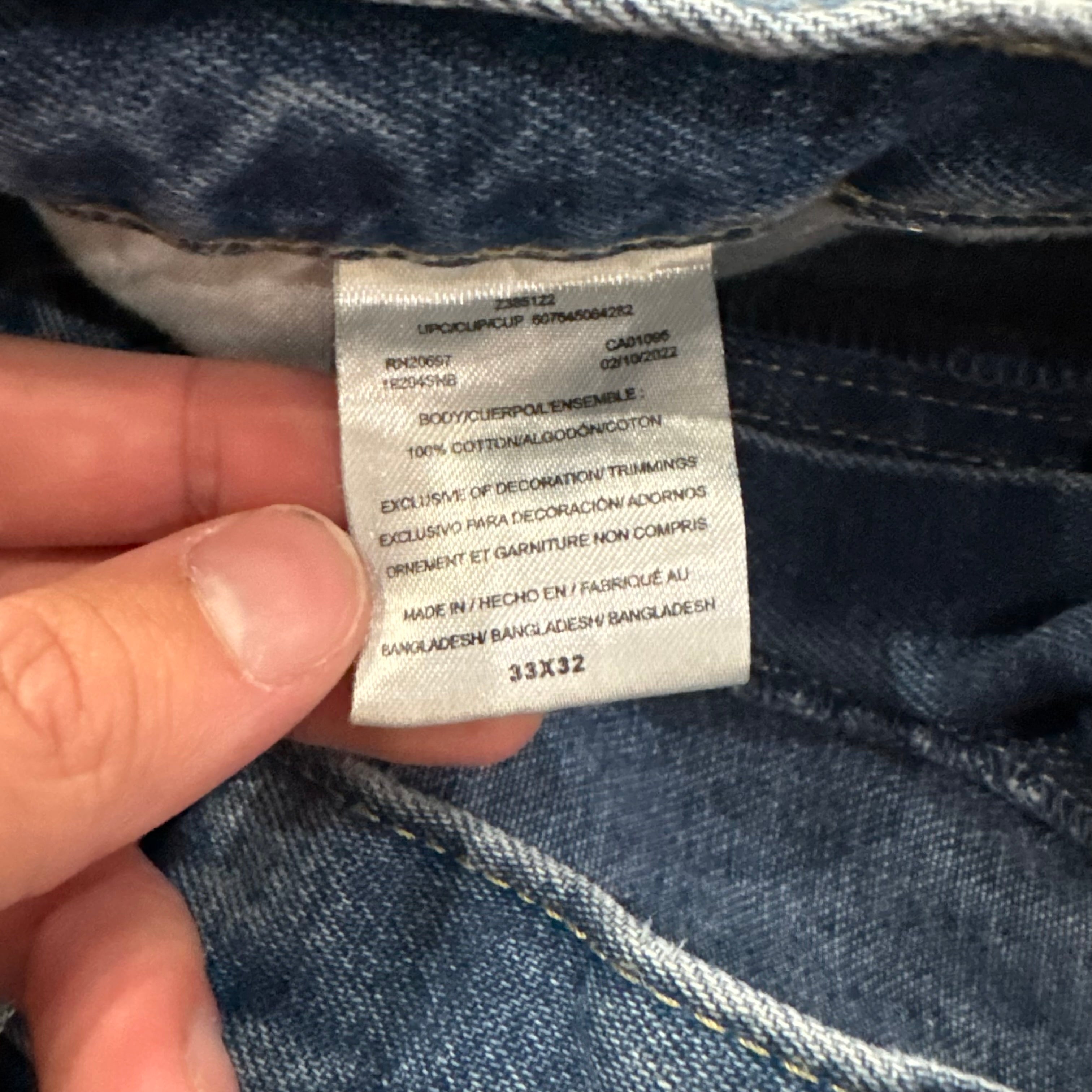 Vintage Dickies Denim Jeans Sz 33x32