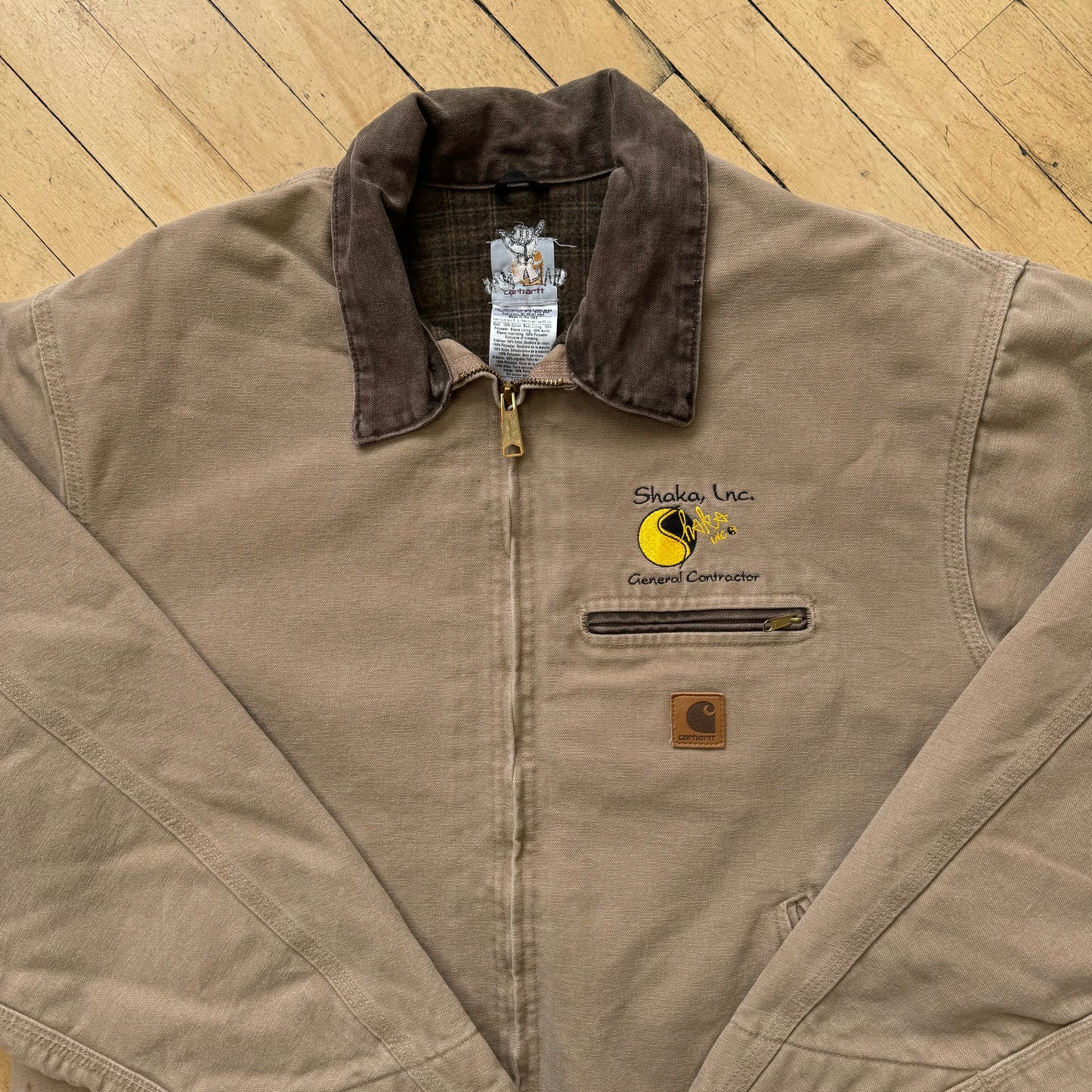 Vintage Beige Carhartt Detriot Jacket Sz XXL