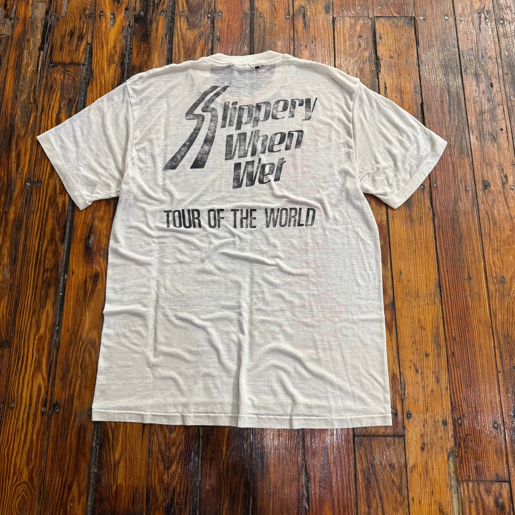 Vintage Bon Jovi Slippery When Wet T-shirt Sz L