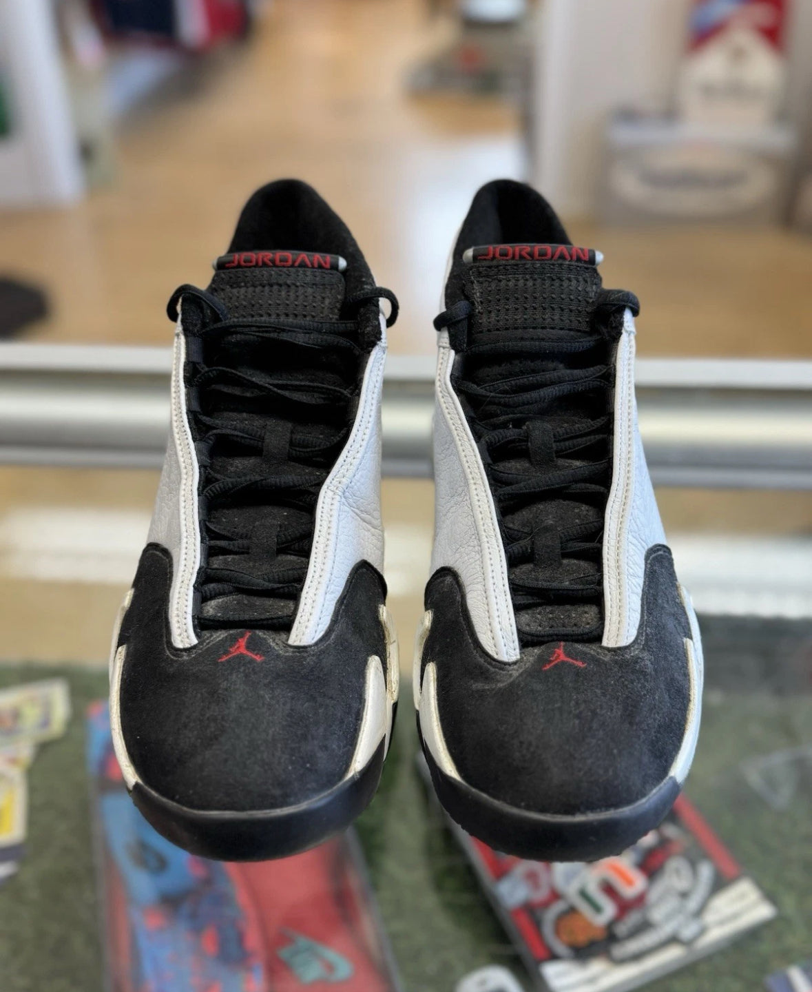 Jordan 14 Black Toe Sample Sz 11