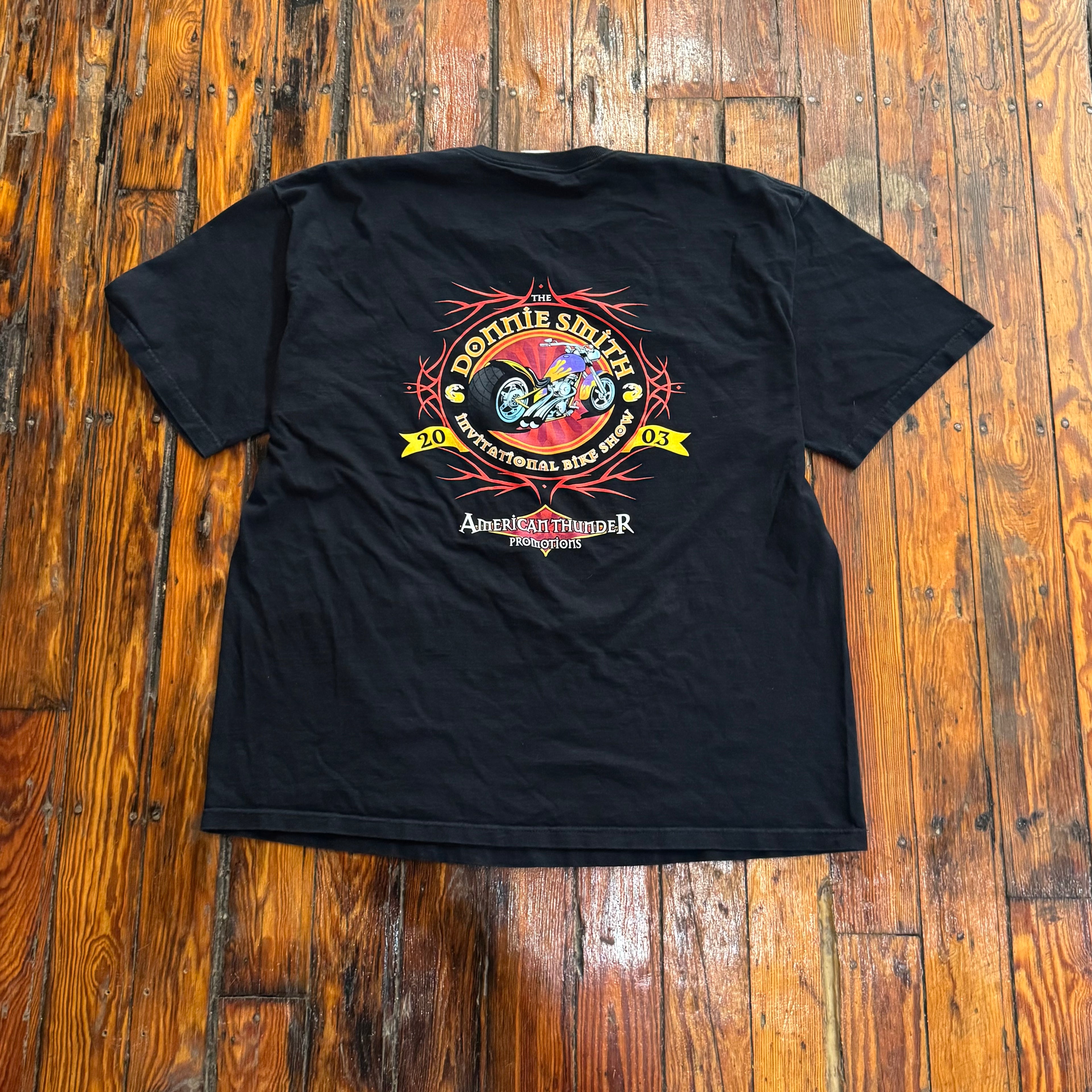 Vintage Donnie Smith Bike Show T-shirt Sz XXL