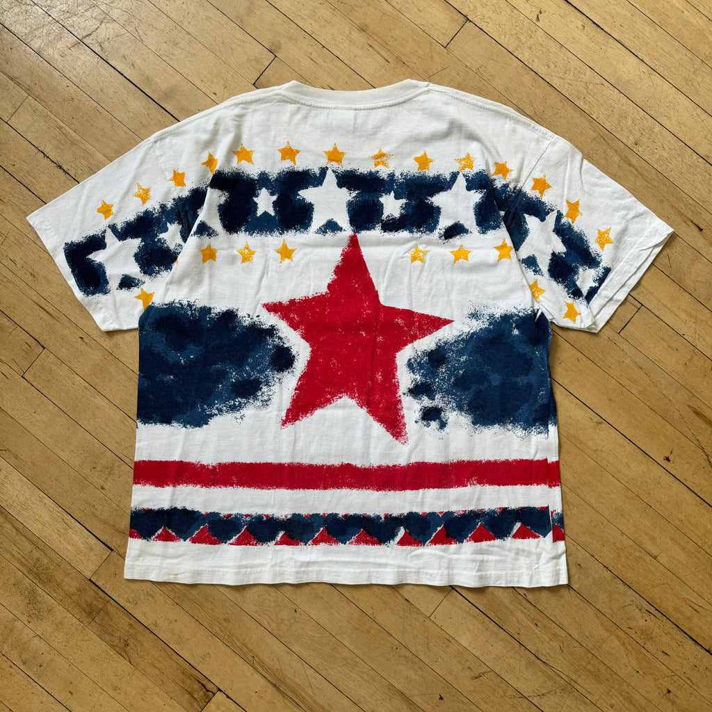 Vintage Mickey Mouse AOP T-shirt Sz XXL