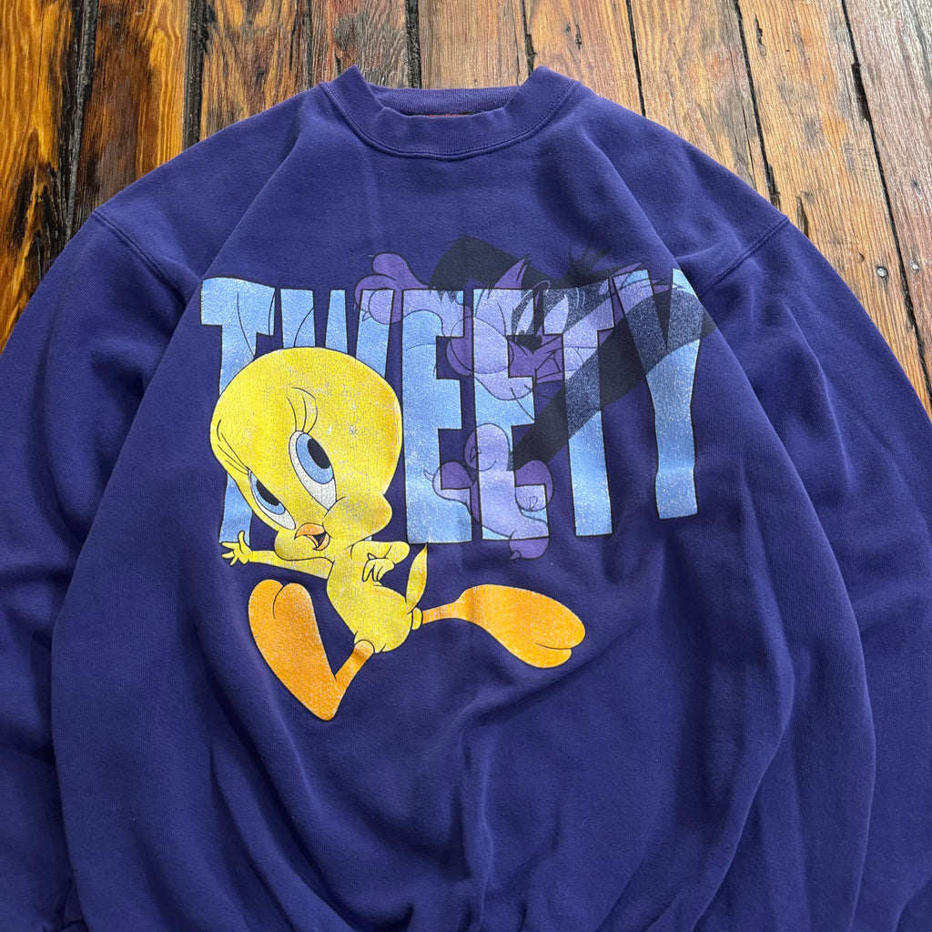 Vintage Tweety Bird Looney Tunes Crewneck Sz L