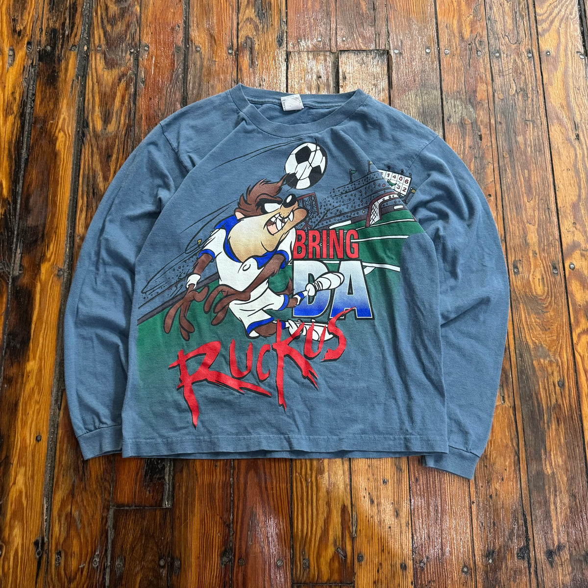 Vintage Taz Bring the Ruckus T-shirt Sz XS