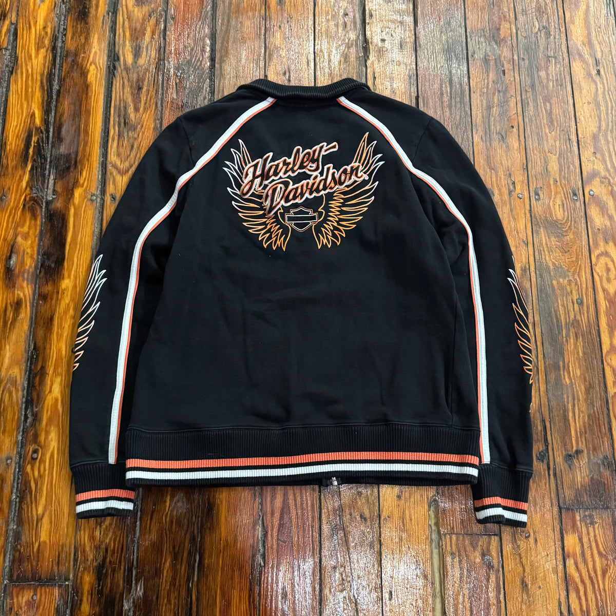 Vintage Harley Davidson Zip-Up Jacket Sz M