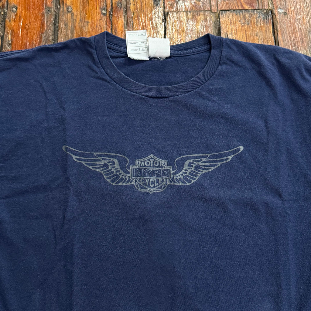 Vintage NYPD Motor Cycle T-shirt Sz L
