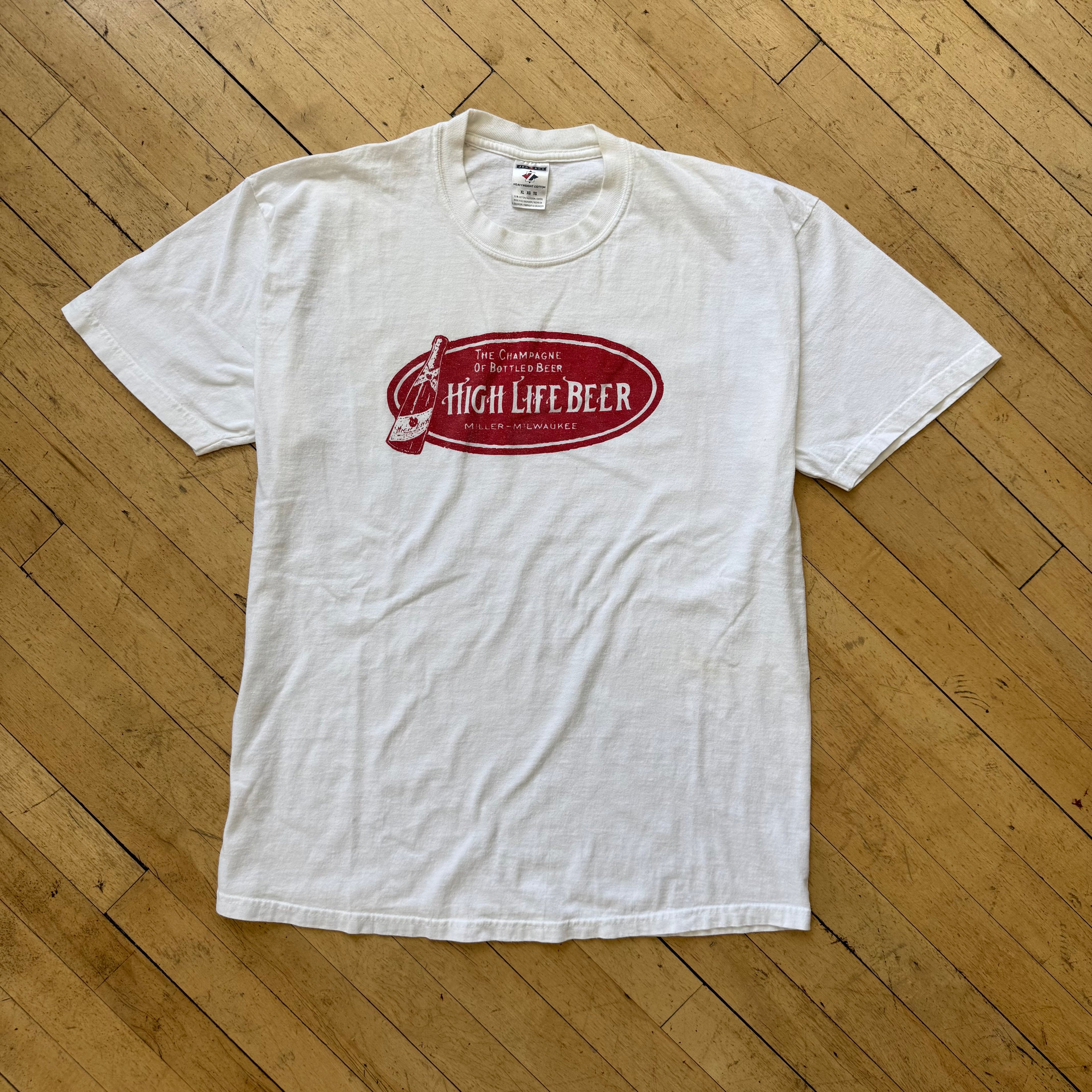 Vintage Miller High Life Beer T-shirt Sz L