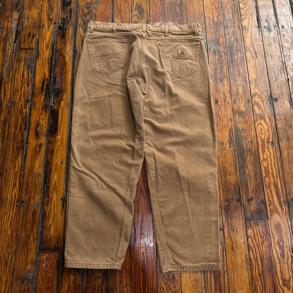 Vintage Carhartt Khaki Denim Pants Sz 42x30