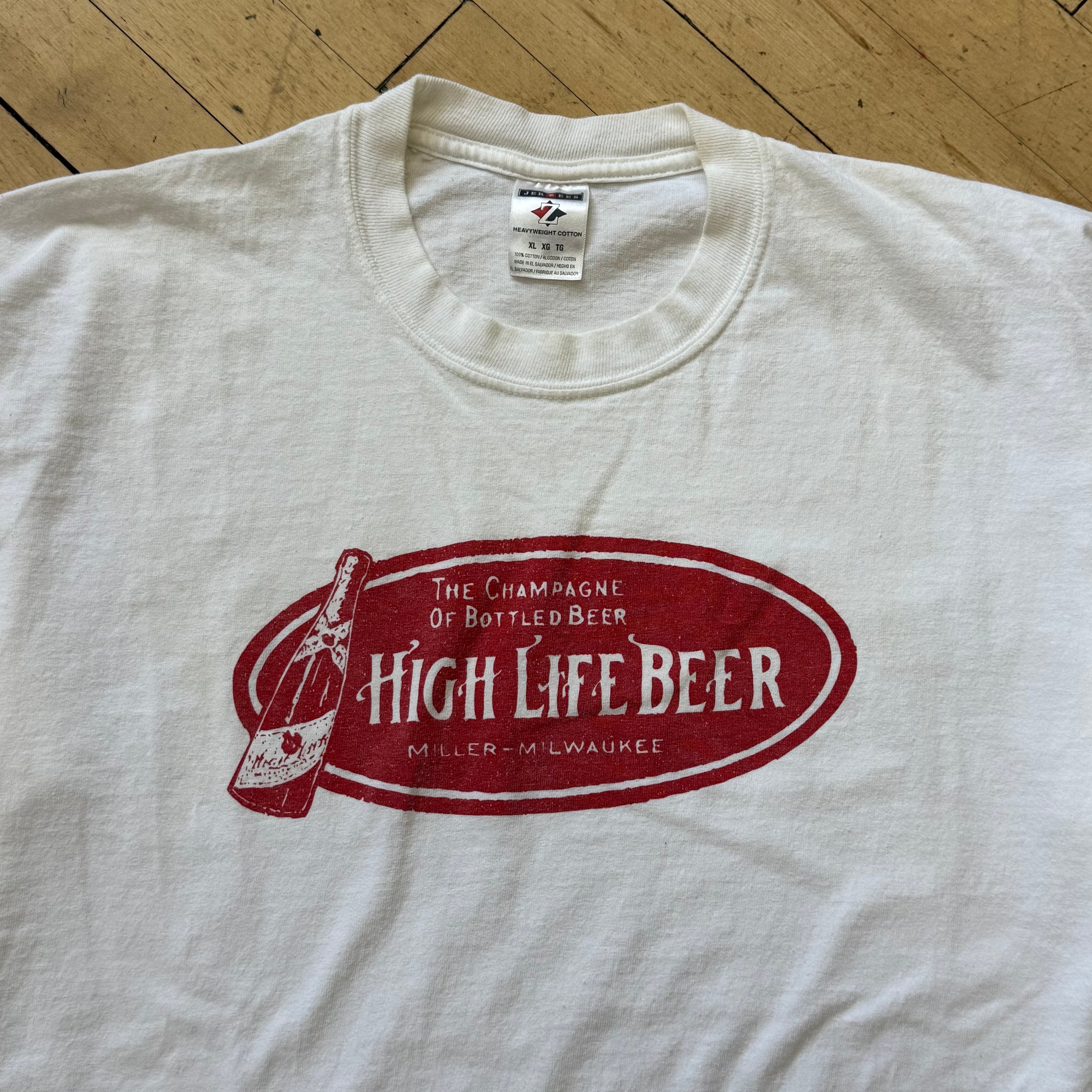 Vintage Miller High Life Beer T-shirt Sz L