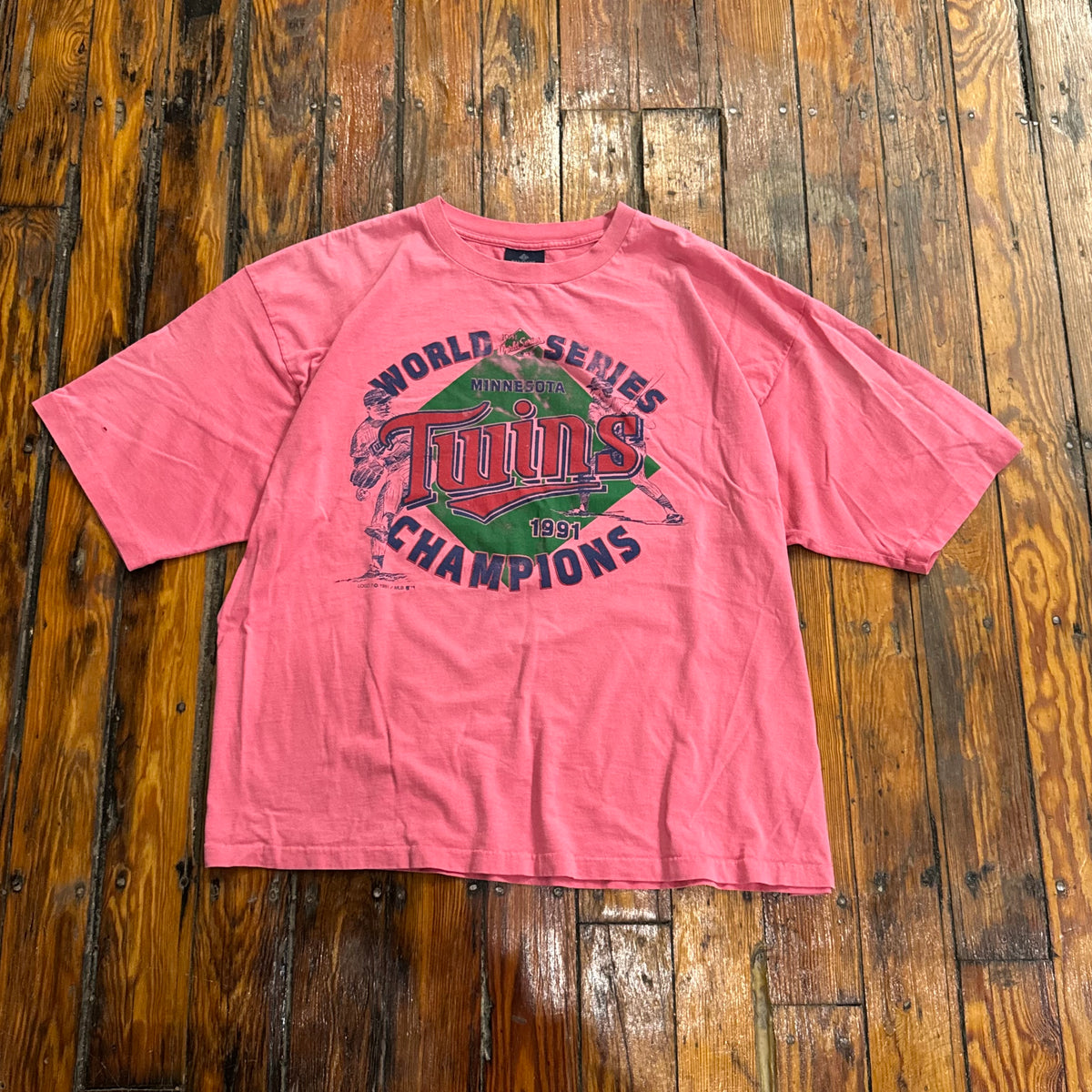 Vintage Minnesota Twins World Series T-shirt Sz XL