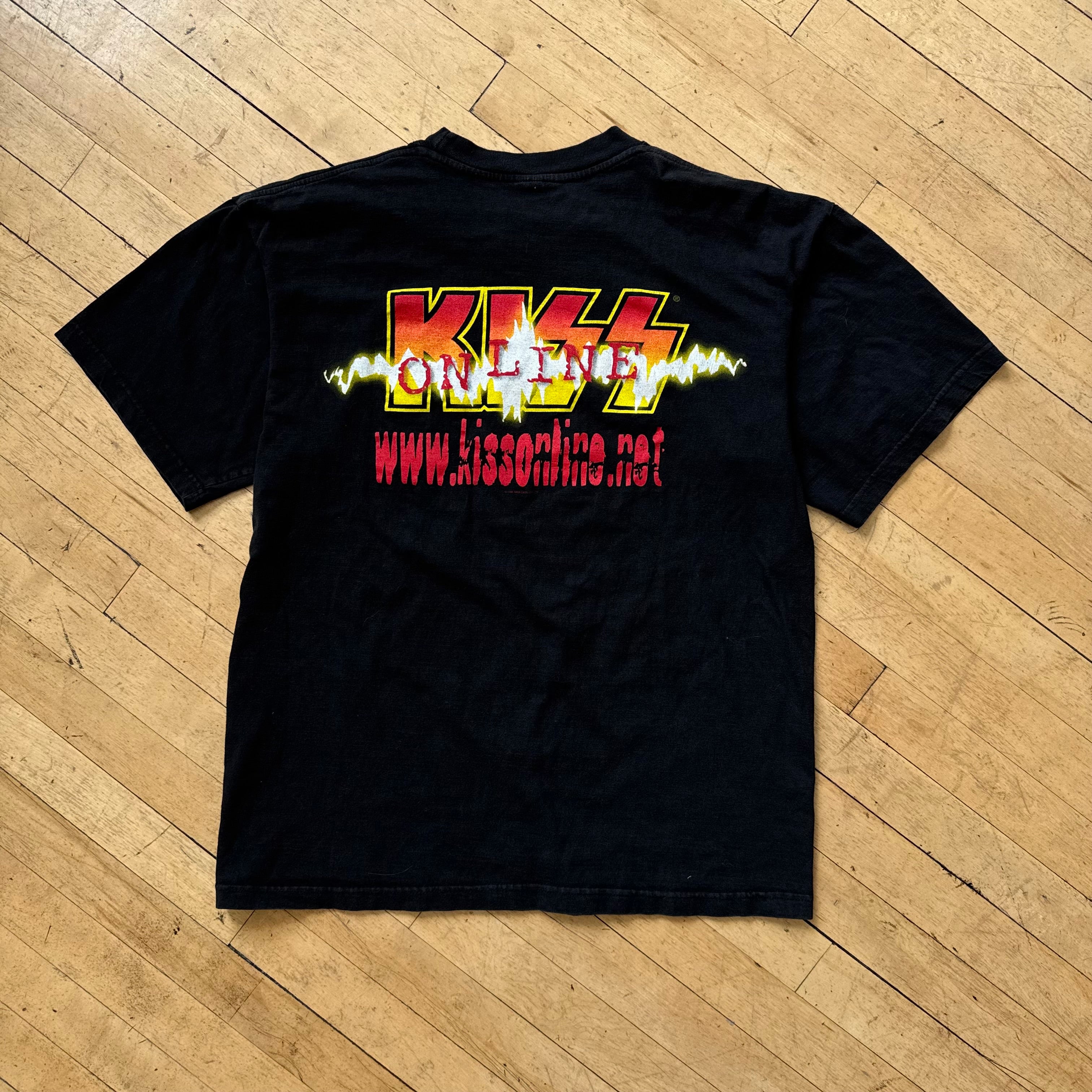 Vintage Kiss Online T-shirt Sz XL