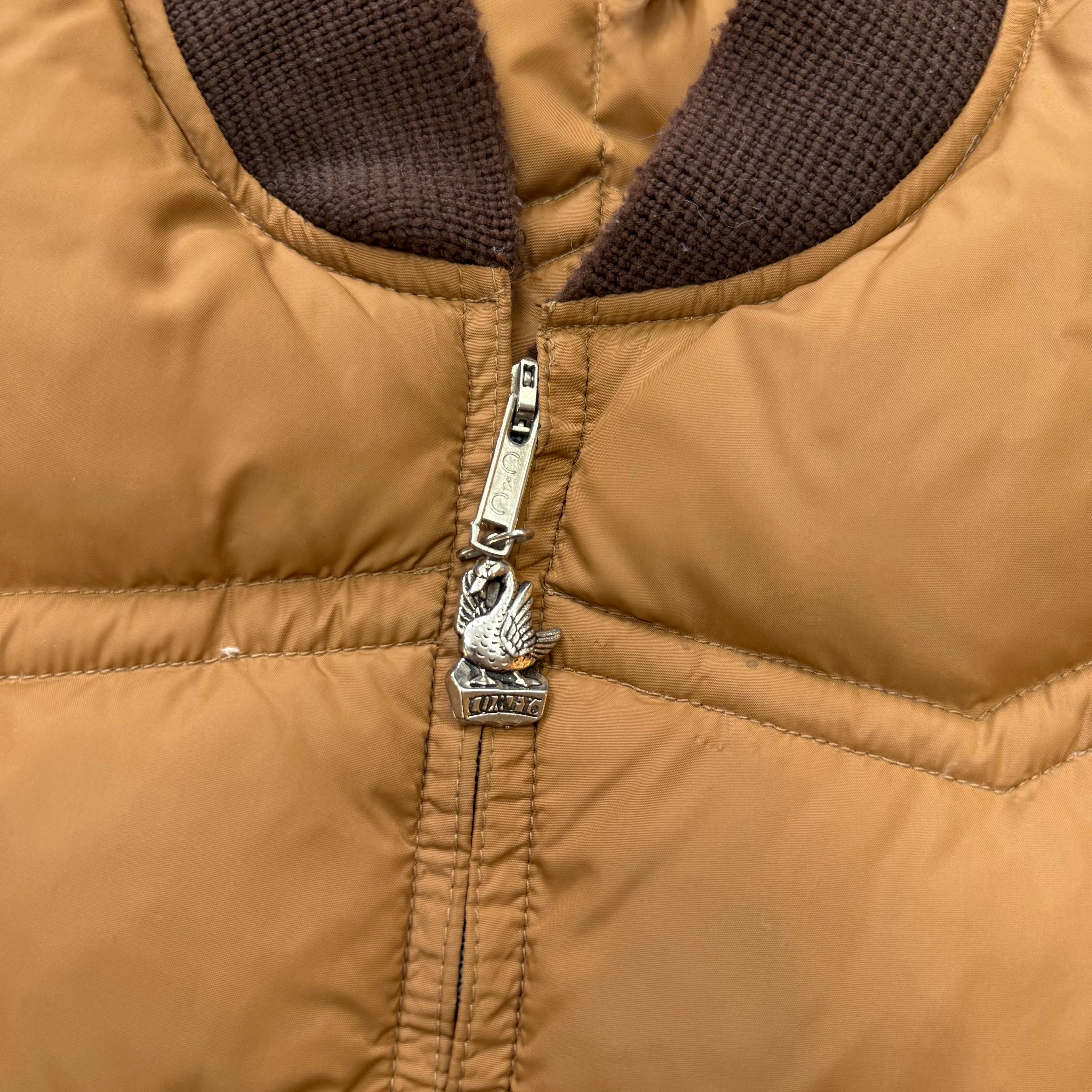 Vintage Comfy Goose Down Puffer Vest Sz M