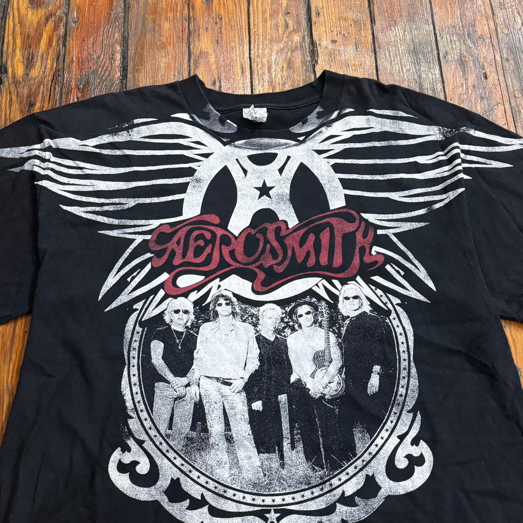 Y2K Aerosmith World Tour T-shirt Sz XL
