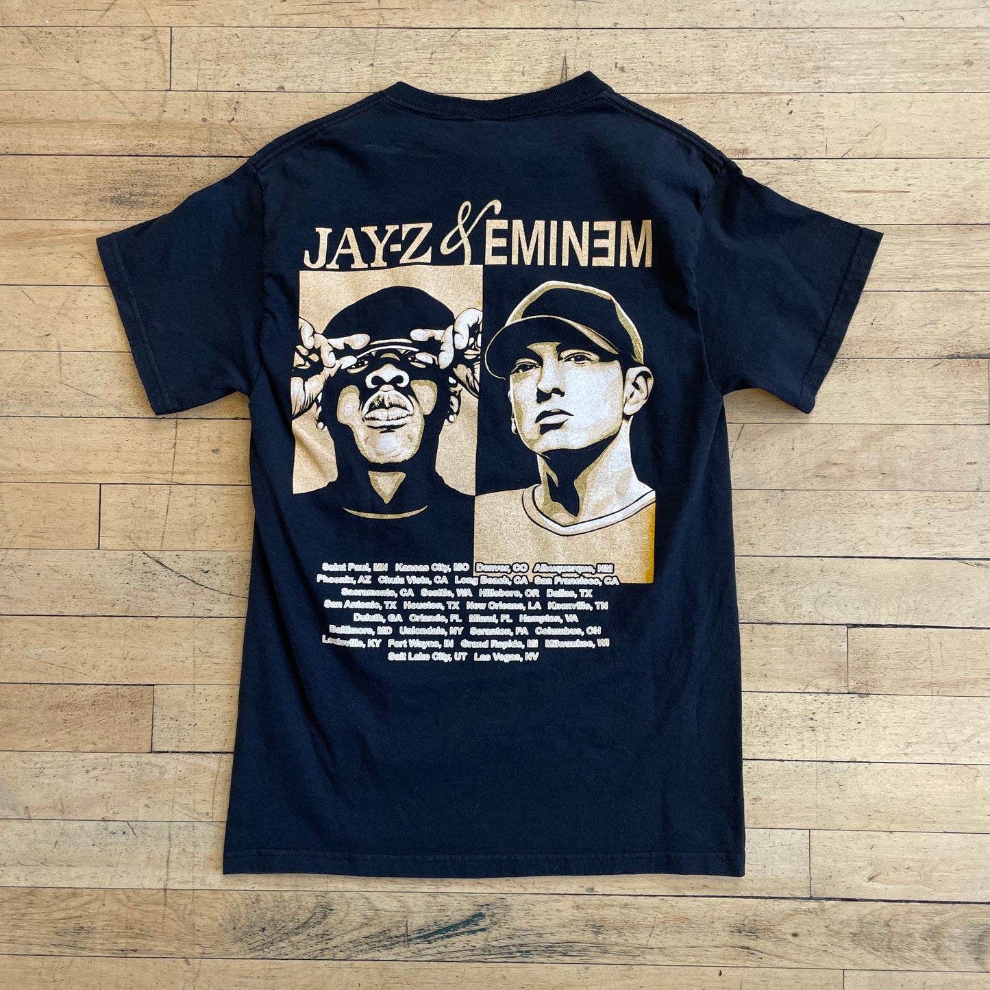 2000s Jay Z X Eminem Tour T-shirt Sz S