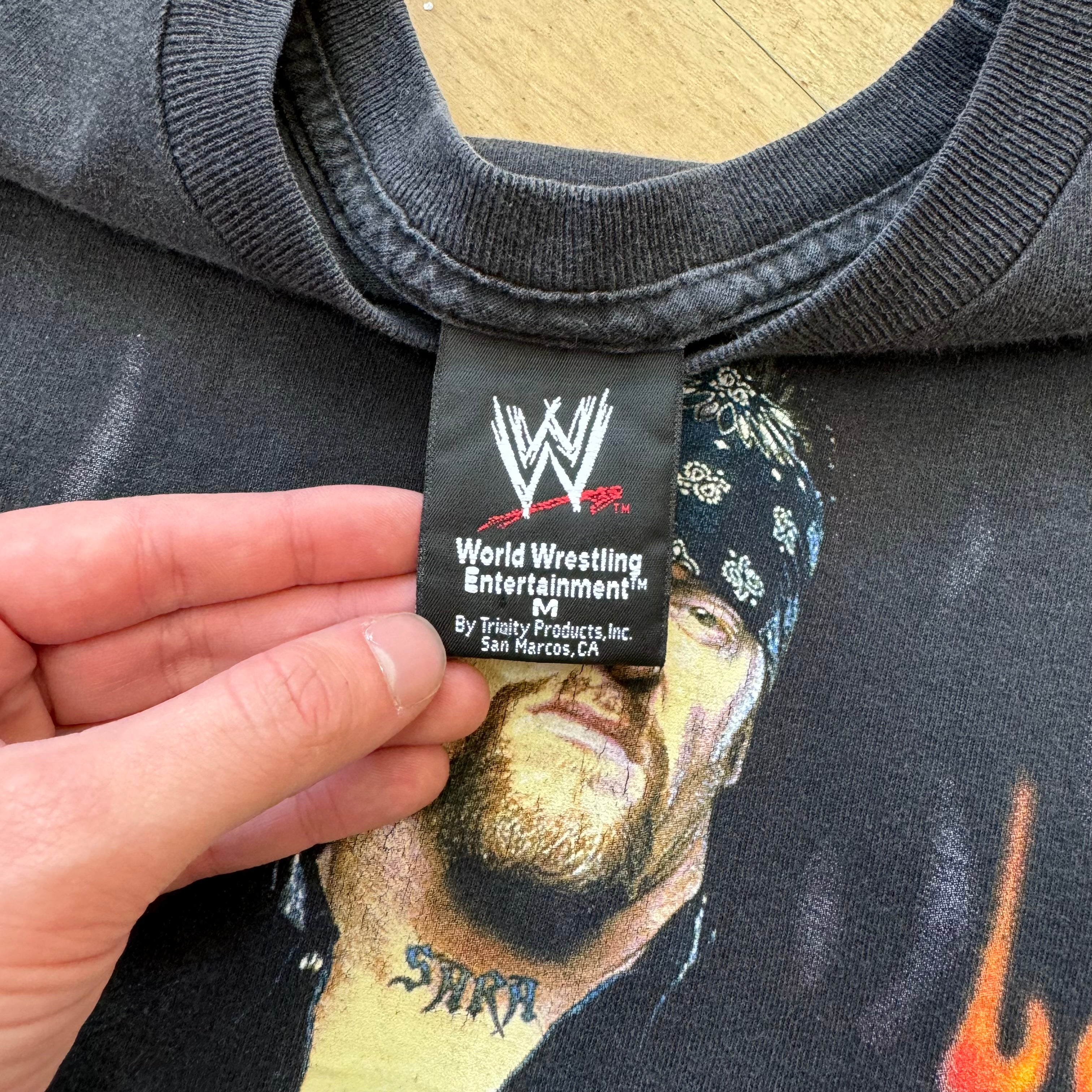 Vintage WWE Big Evil UnderTaker T-shirt Sz YTH M