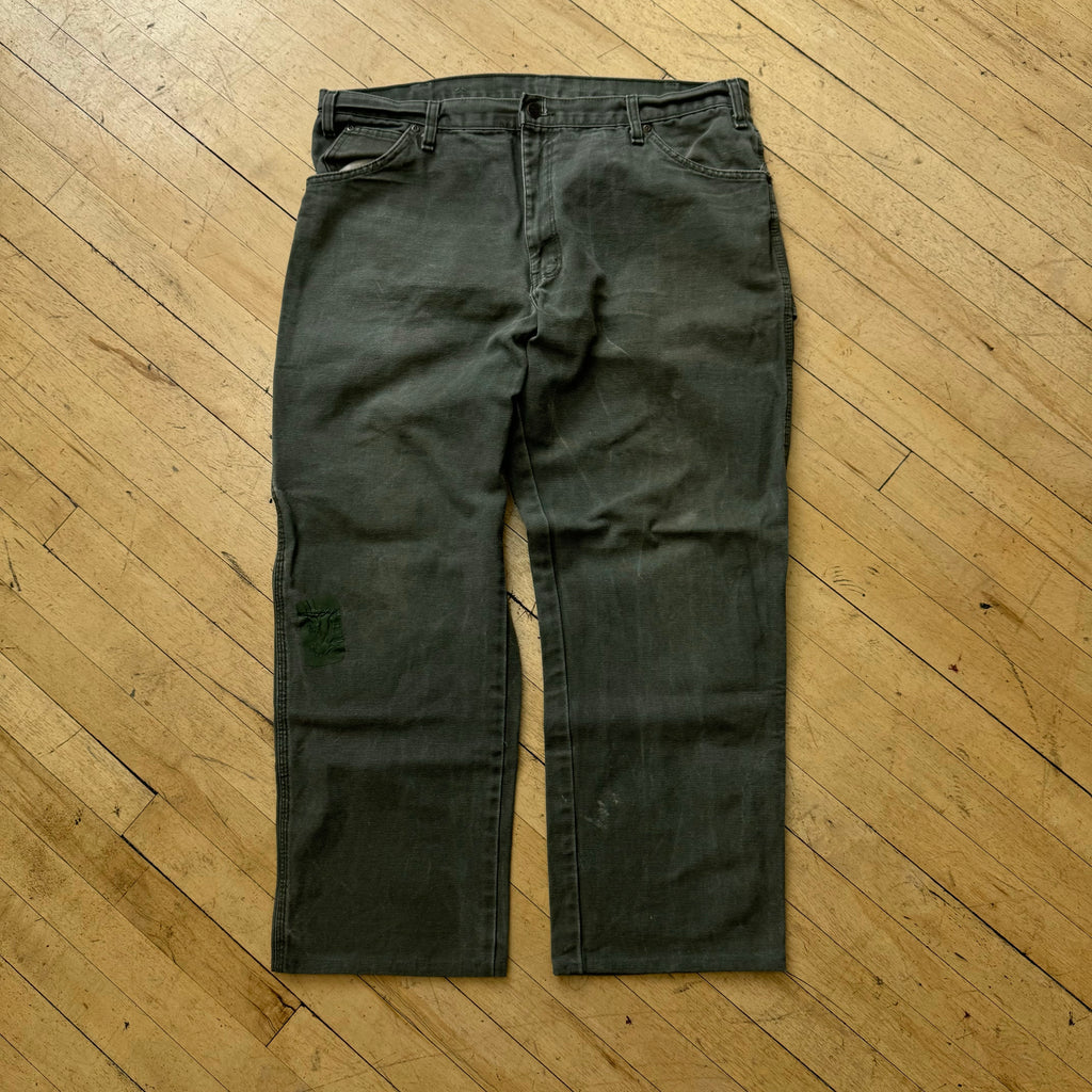Vintage Olive Dickies Denim Jeans Sz 38x32