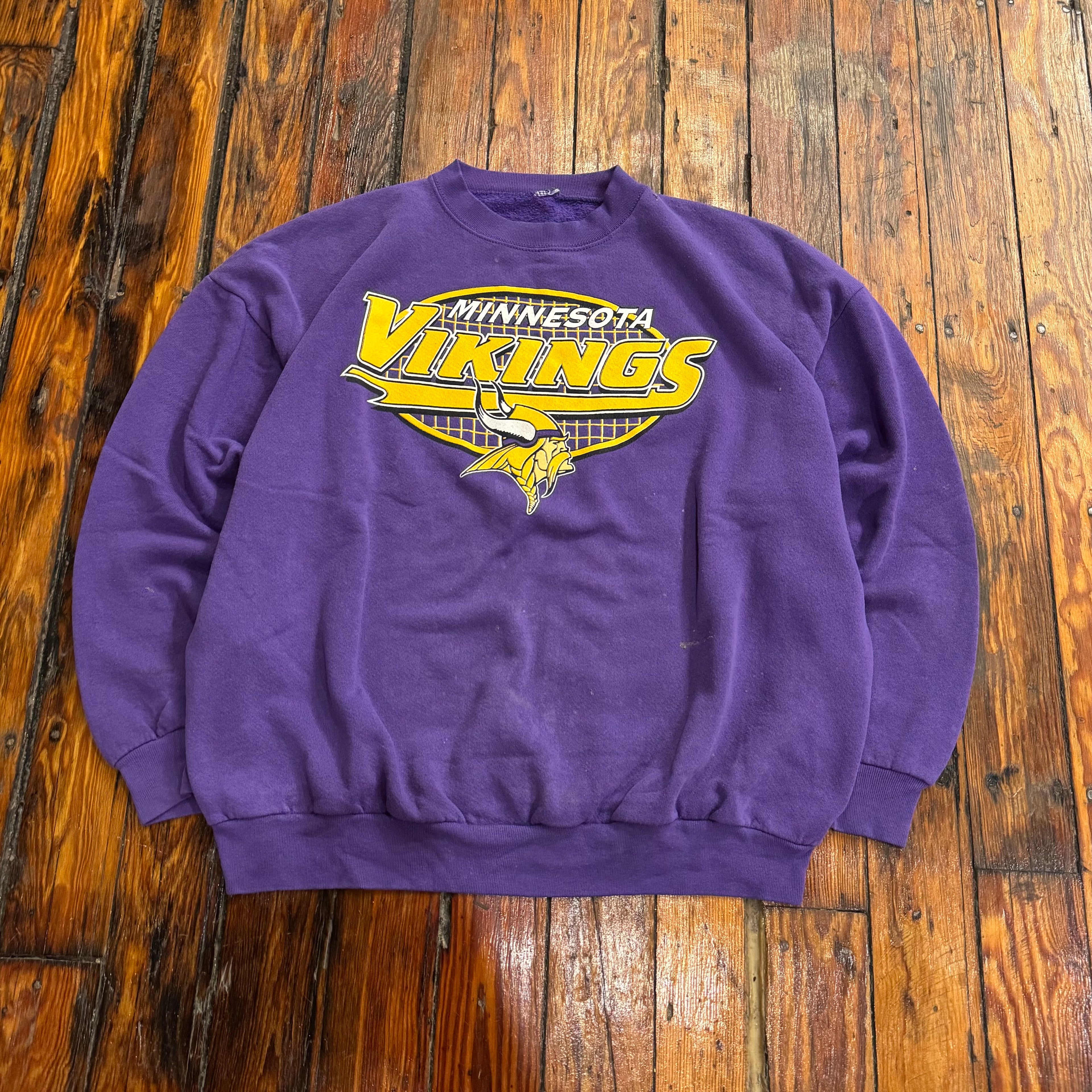 Vintage Minnesota Vikings CrewNeck Sz L