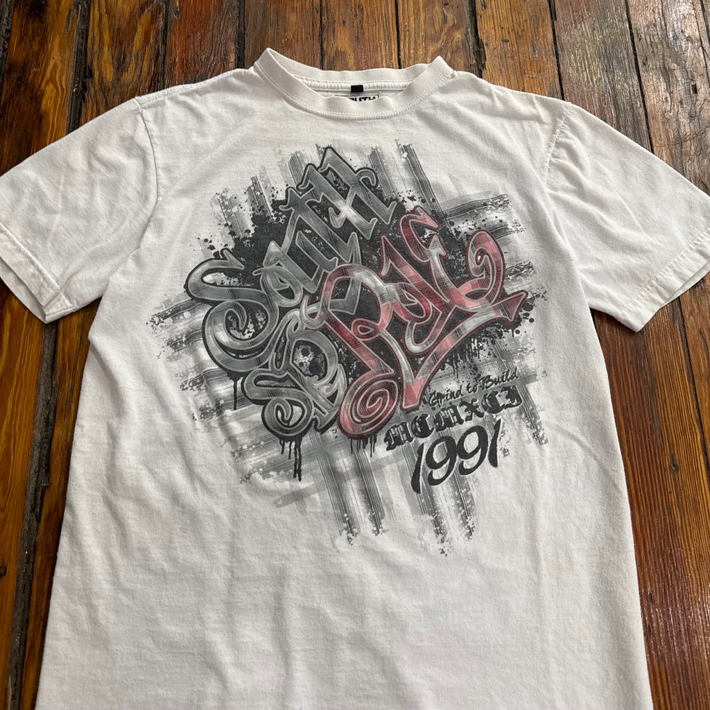Y2K South Pole Graffiti T-shirt Sz L