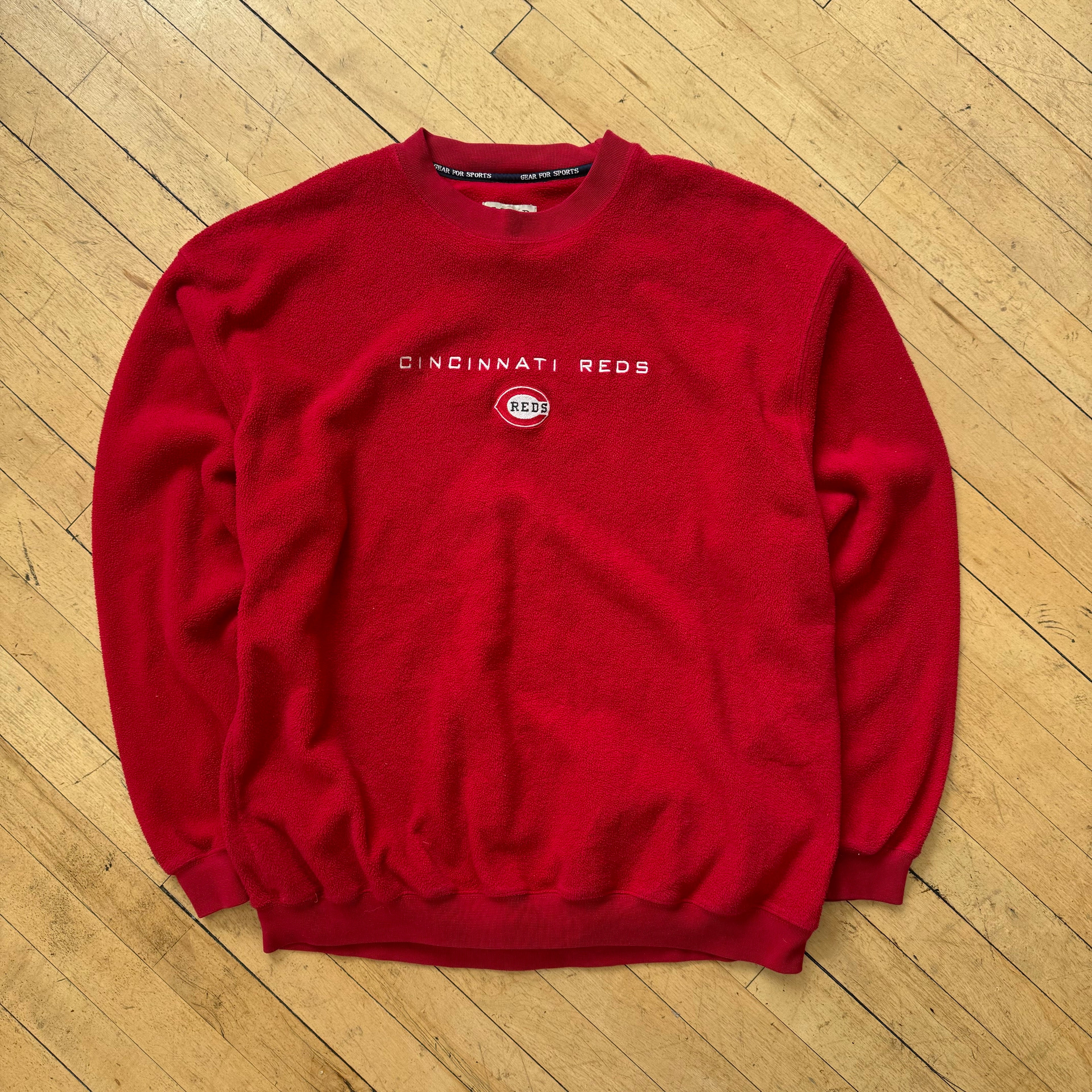 Vintage Cincinnati Reds Fleece Crewneck Sz XL