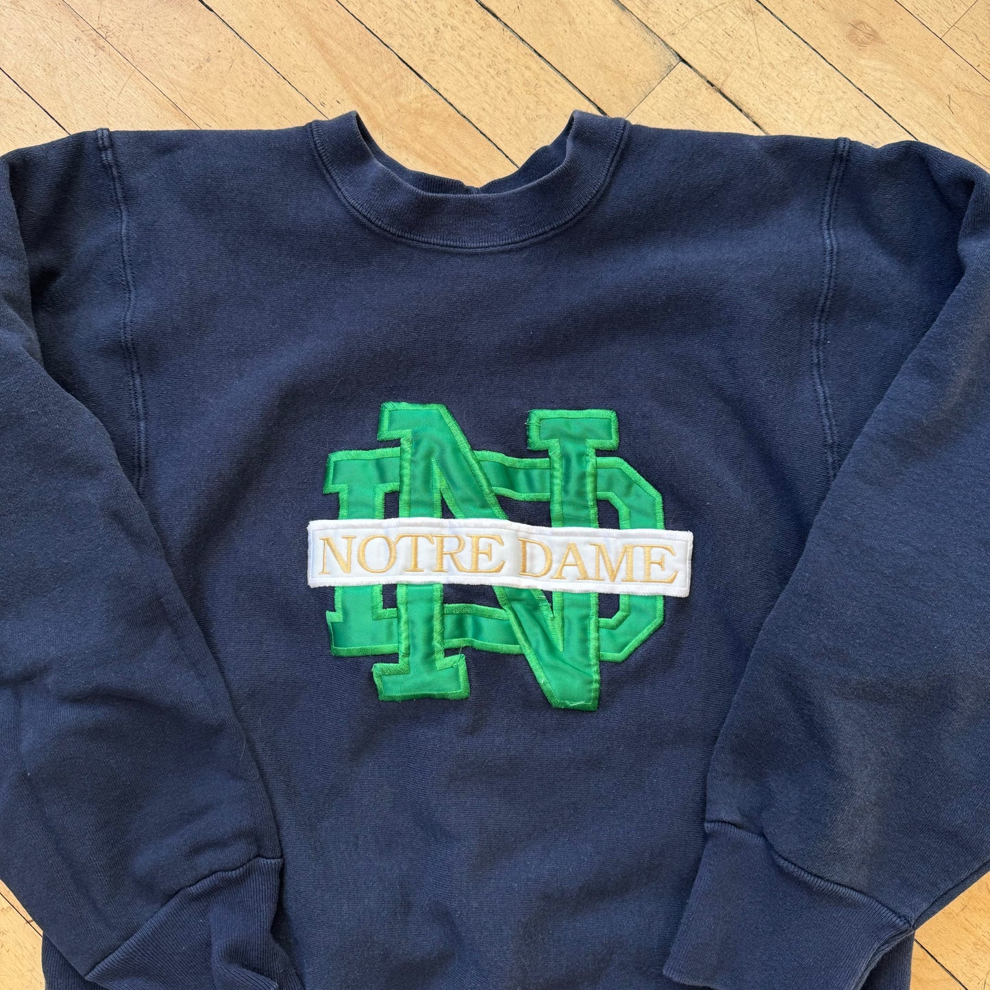 Vintage Notre Dame CrewNeck Sz L