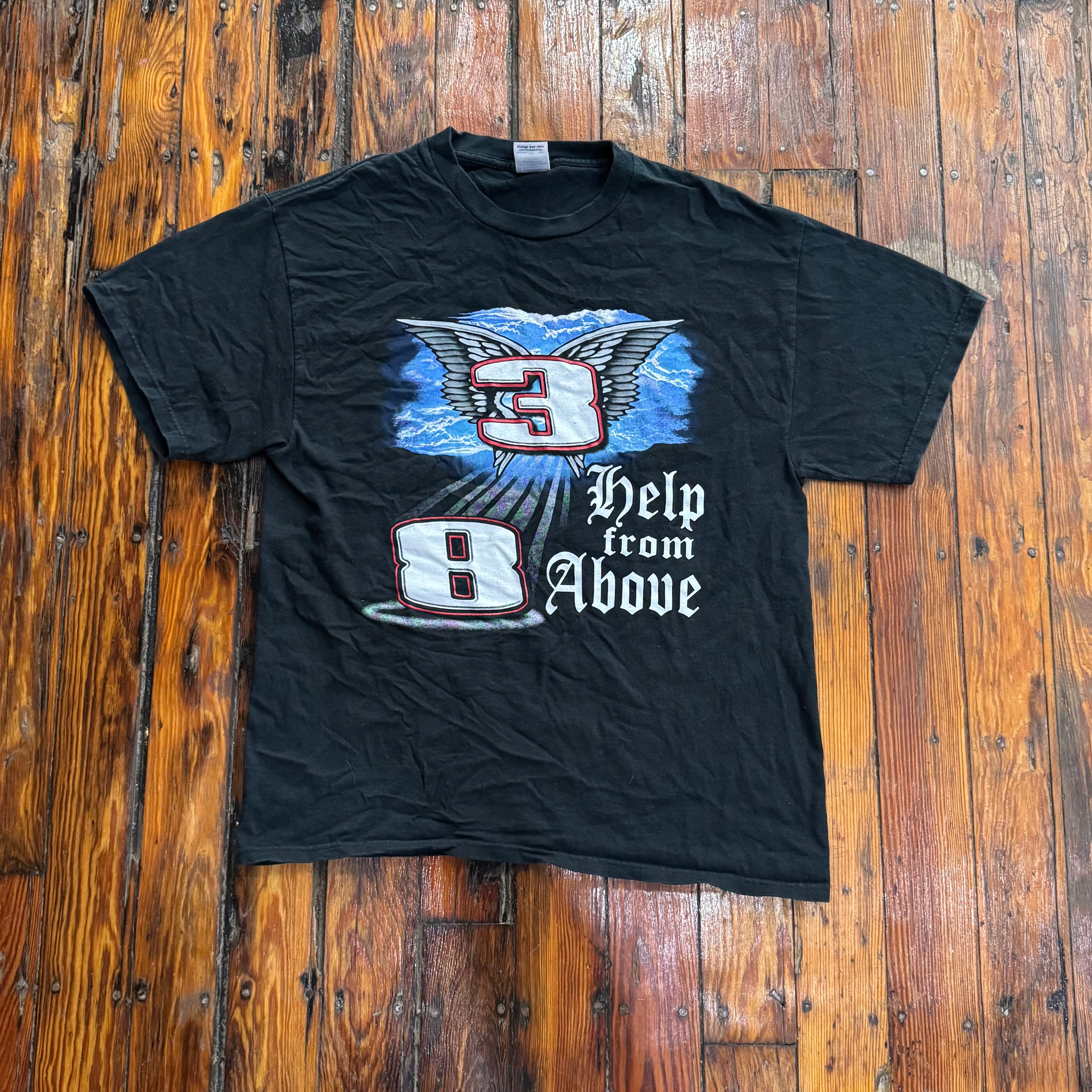 Vintage Help From Above Nascar T-shirt Sz L