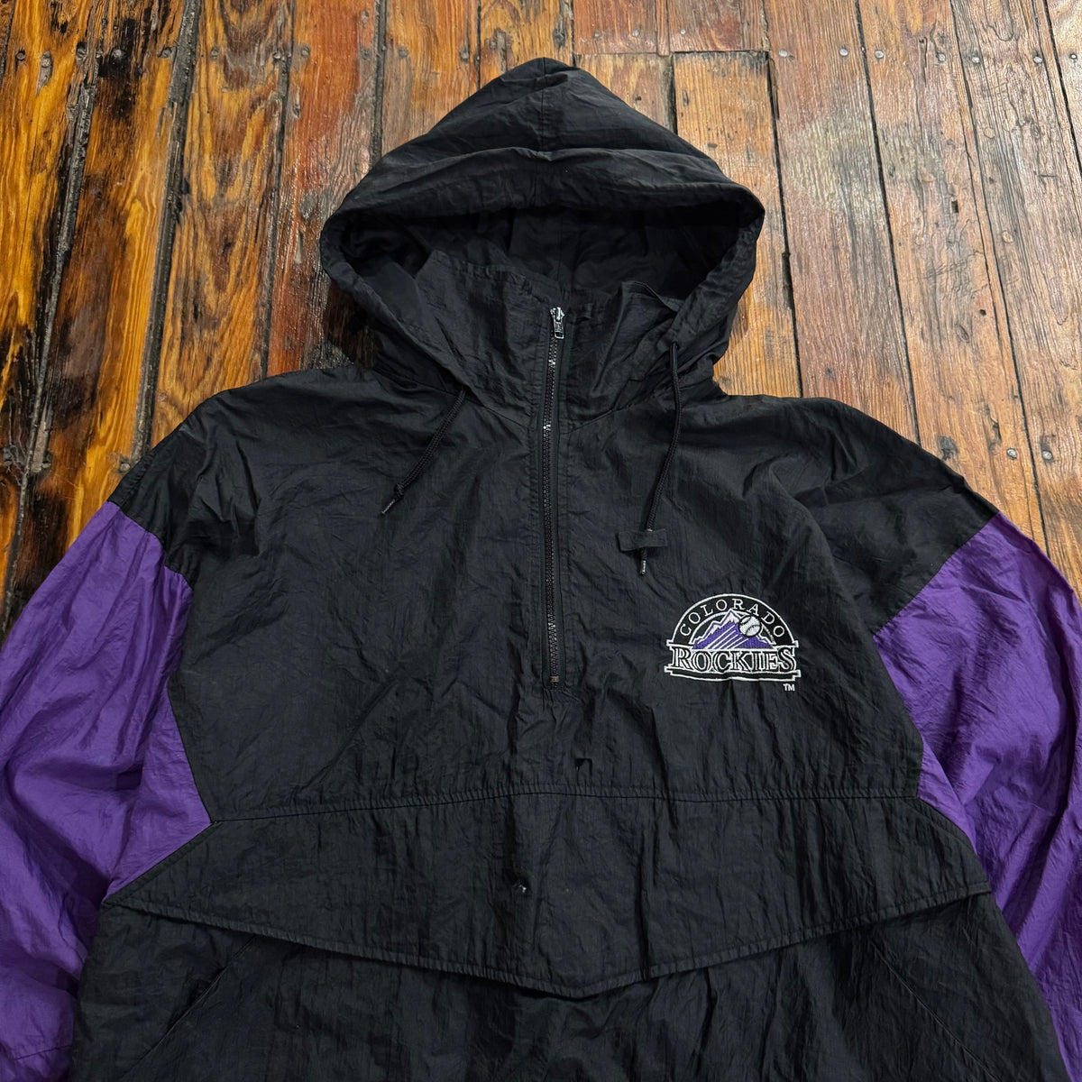 Vintage Colorado Rockies Light Jacket Sz XL