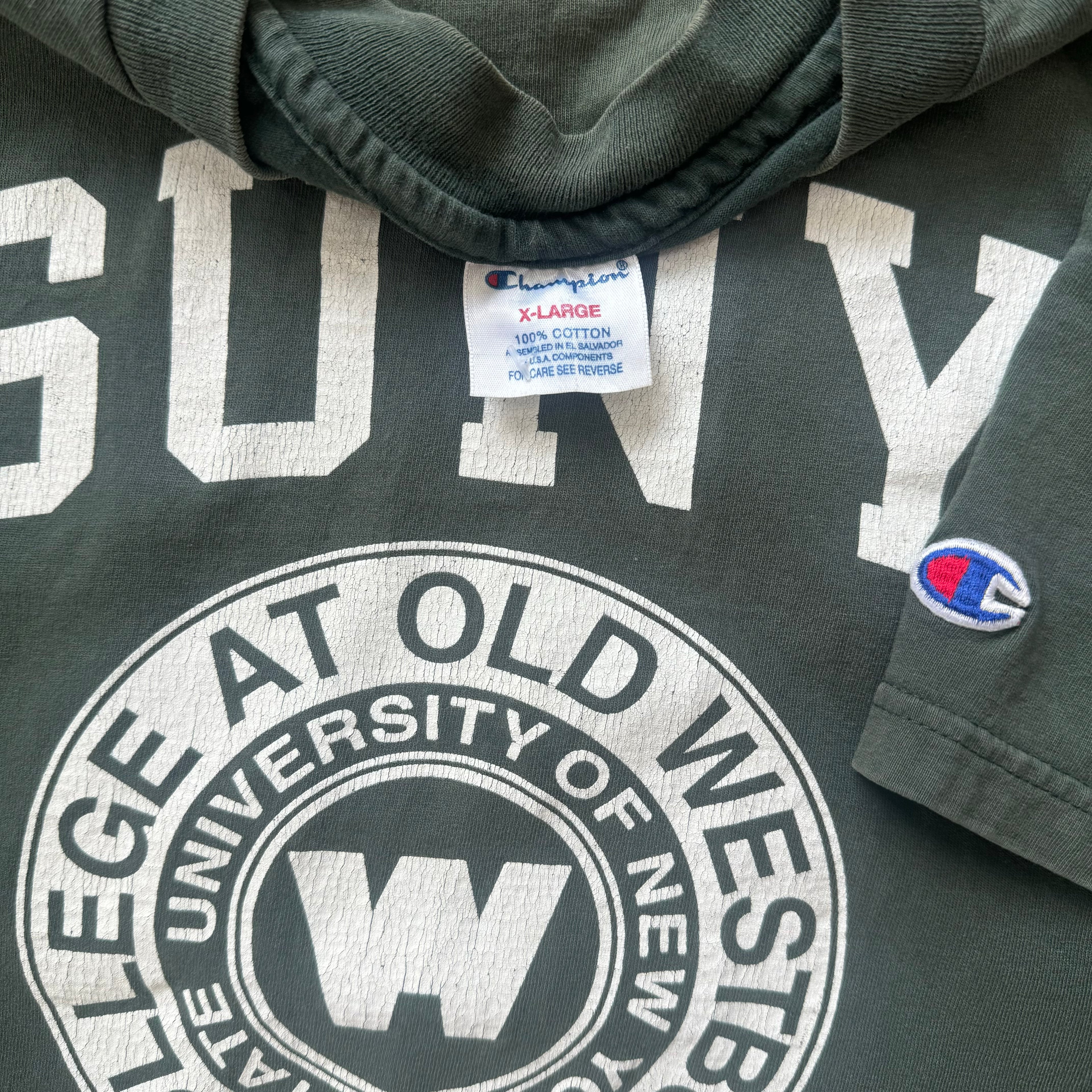 Vintage Champiom SUNY Old Westbury T-shirt Sz XL