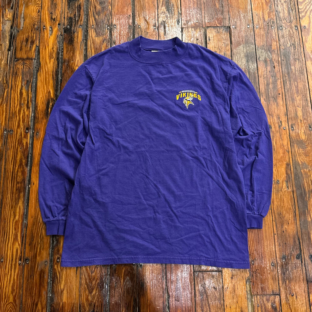 Vintage Minnesota Vikings Long Sleeve T-shirt Sz XL
