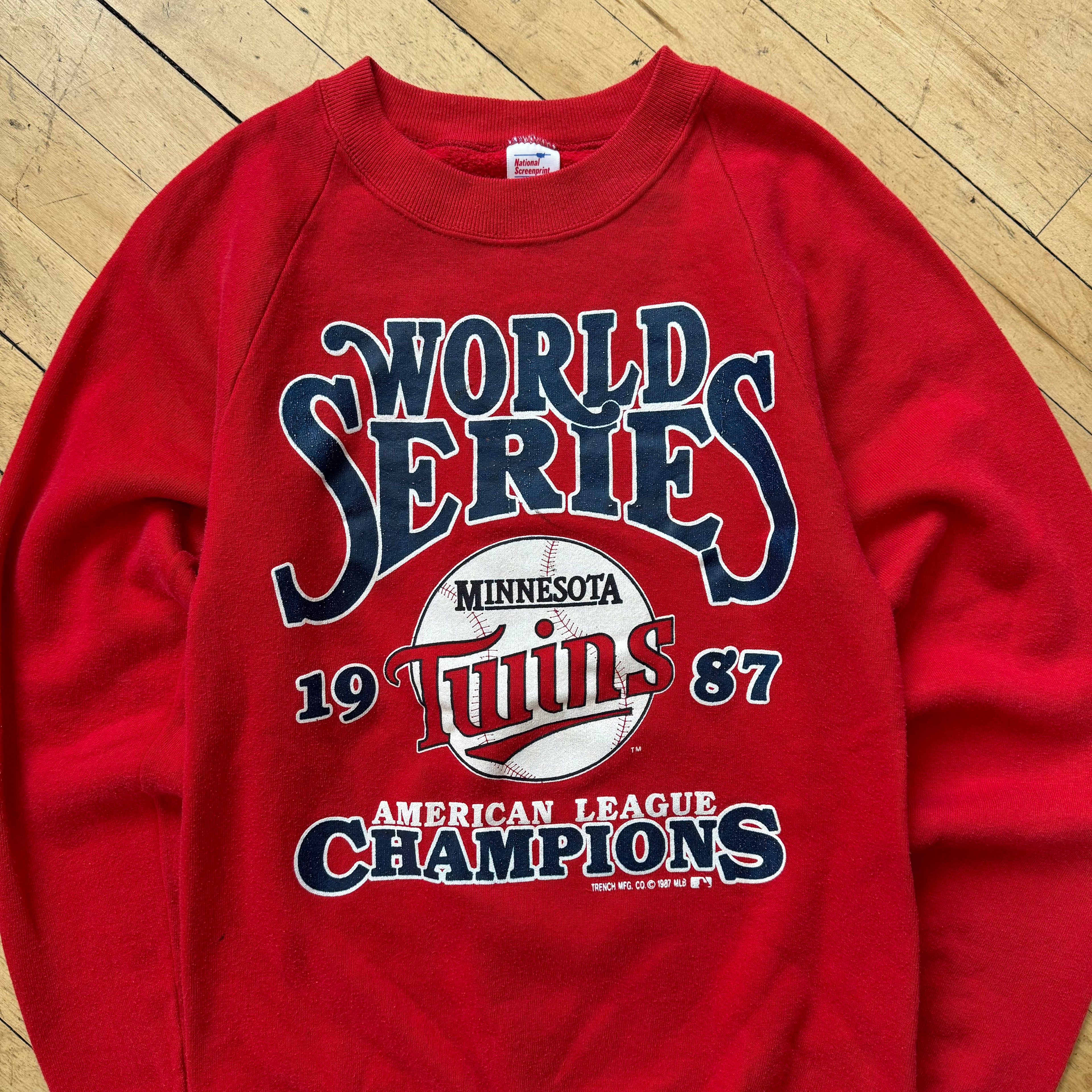 Vintage Minnesota Twins World Series CrewNeck Sz S