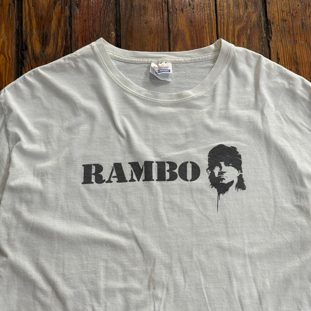 Vintage Rambo Movie Promo T-shirt Sz XL