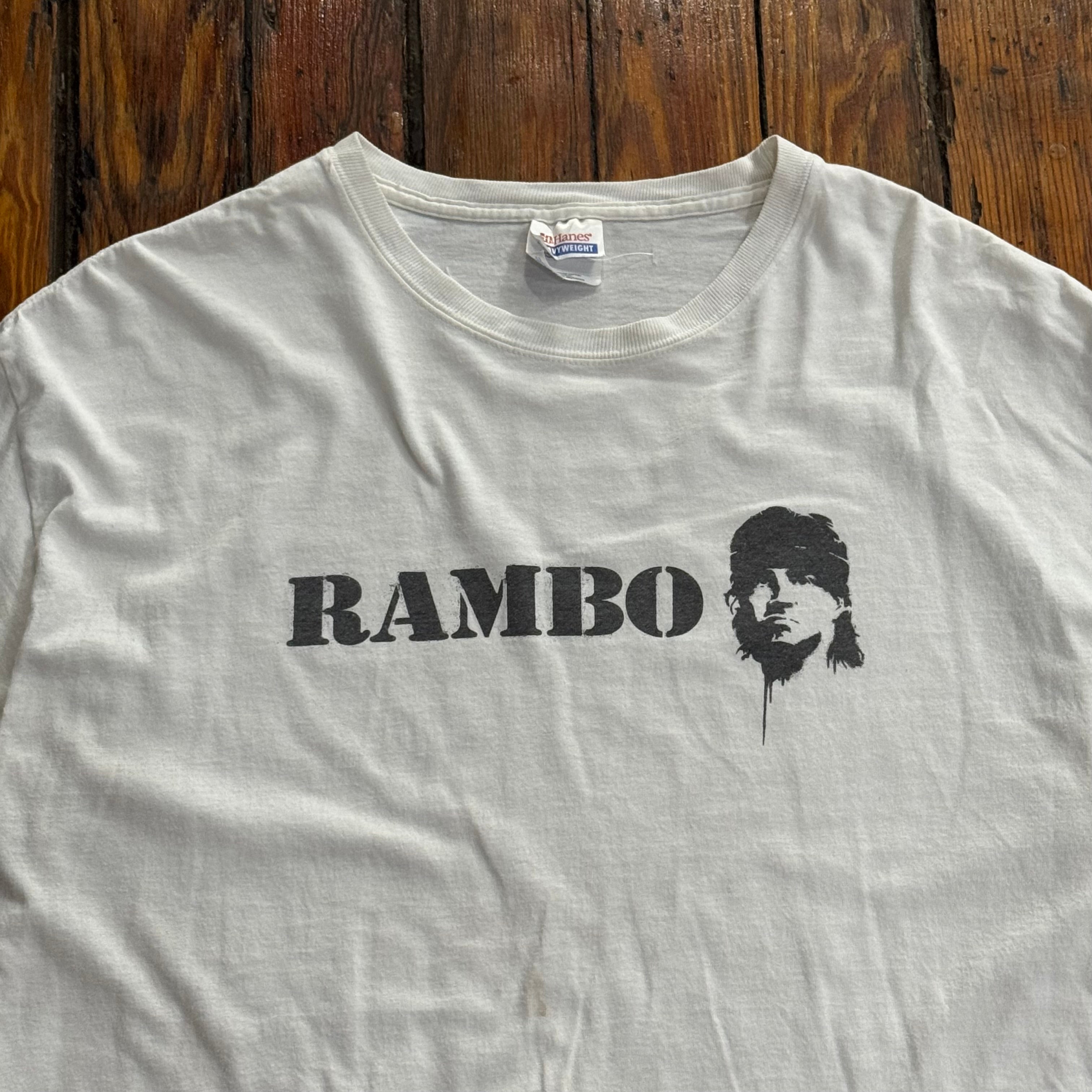 Vintage Rambo Movie Promo T-shirt Sz XL