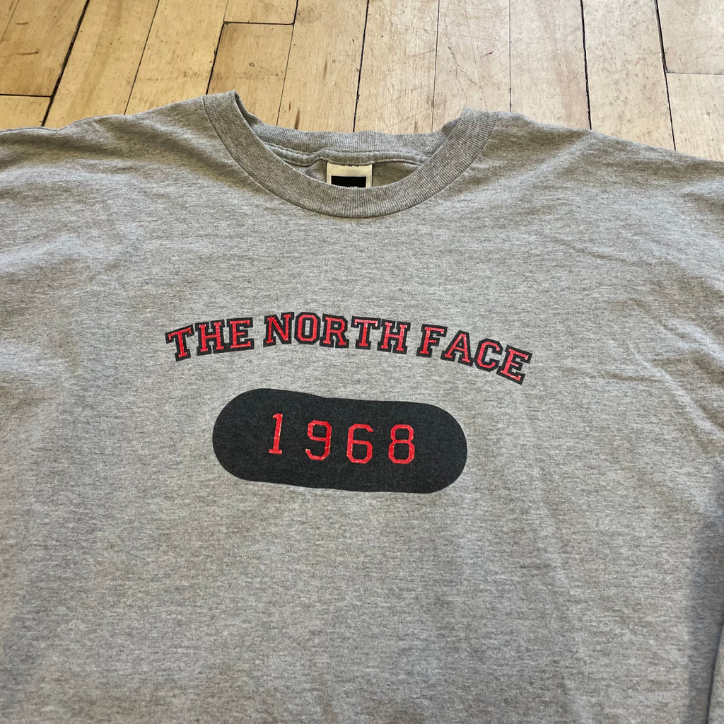 2000s The North Face SpellOut Long Sleeve T-shirt Sz XL