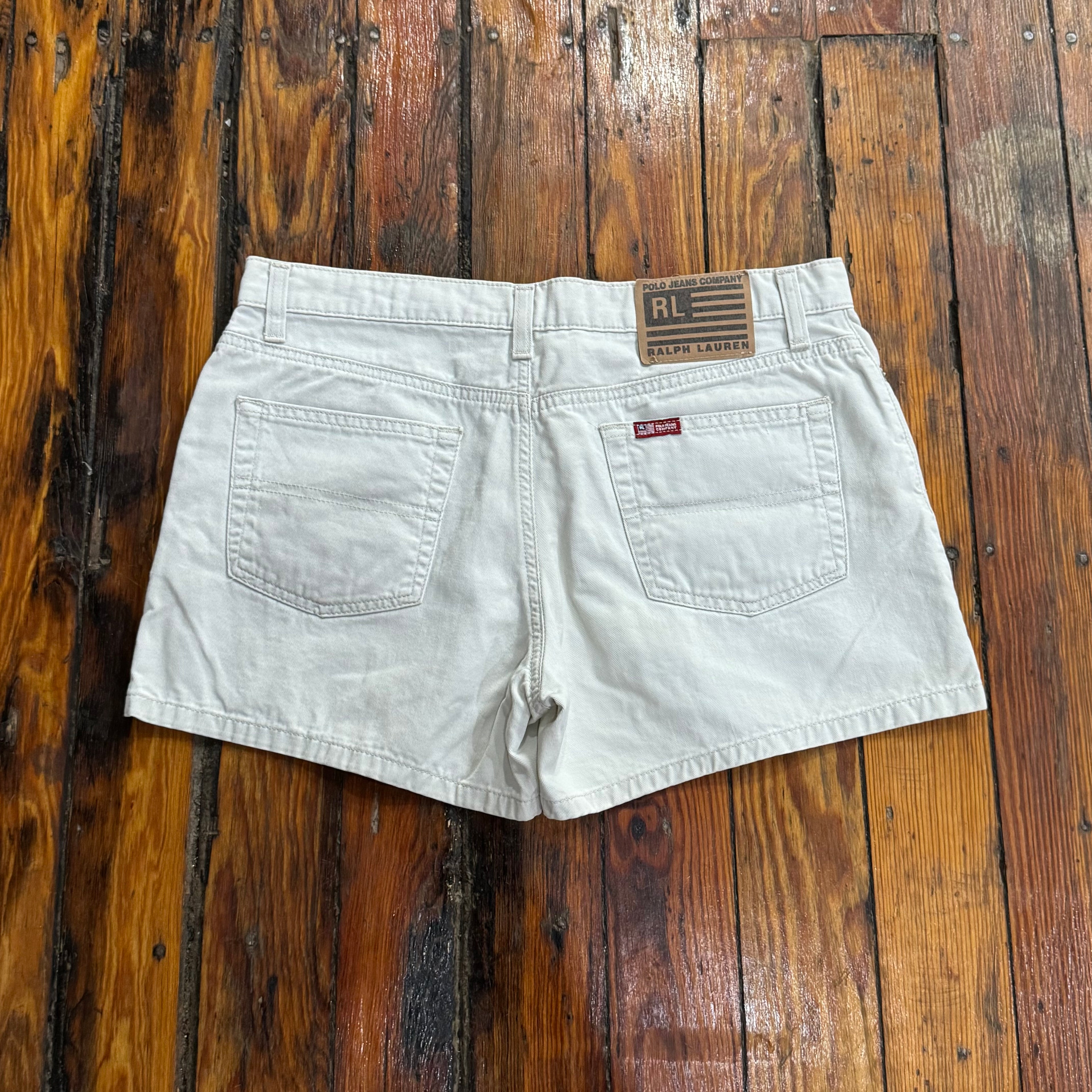 Vintage Polo Ralph Lauren Denim Jean Shorts Sz 10