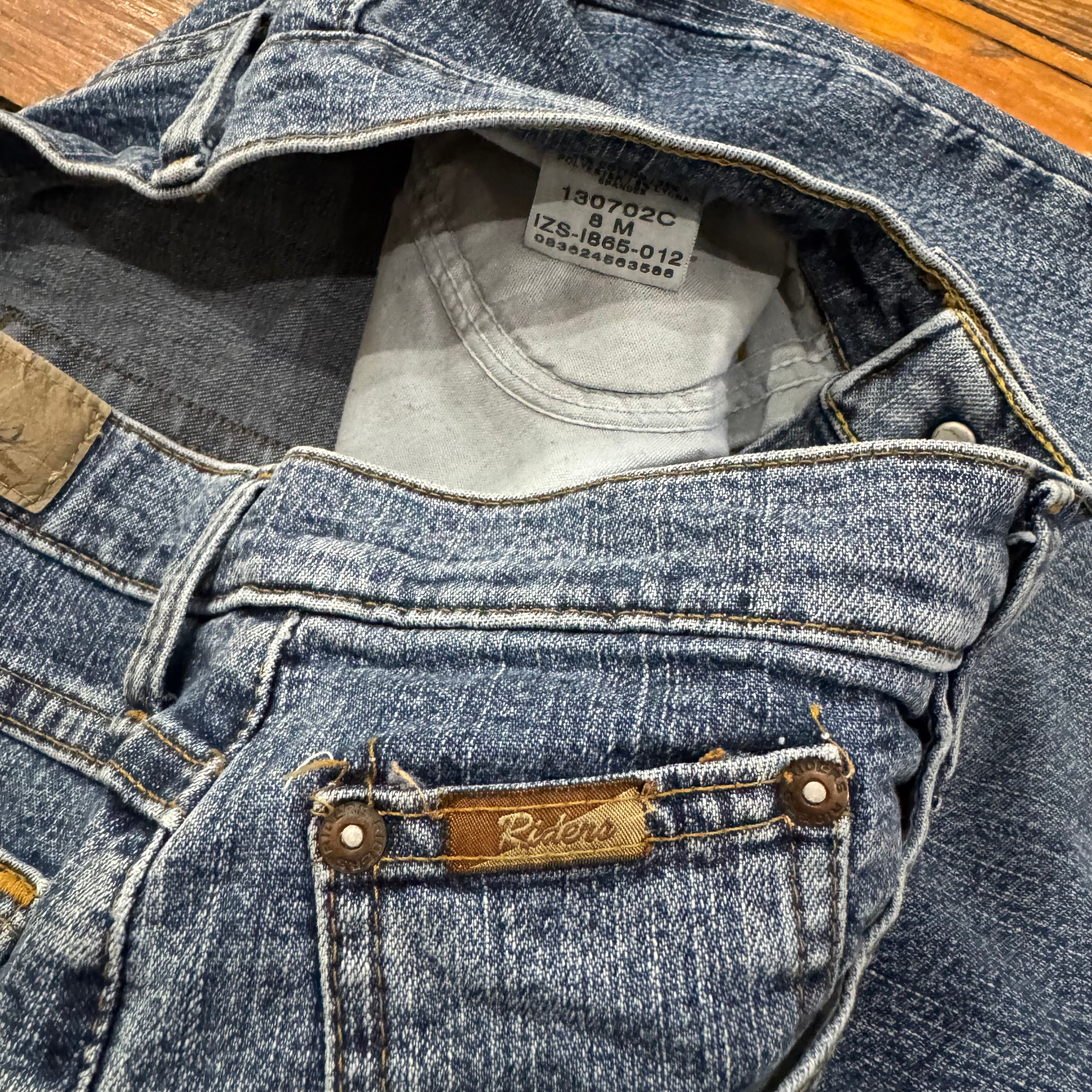 Vintage Riders Dark Wash Denim Jeans Sz 8