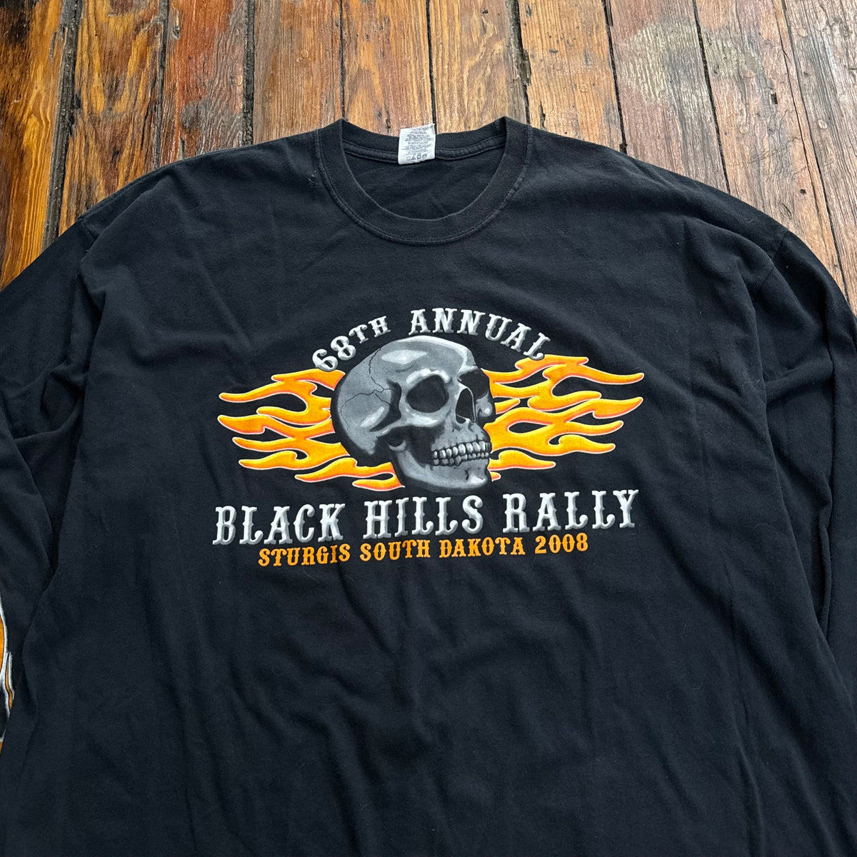 Y2K Sturgis Black Hills Rally Long Sleeve T-shirt Sz XL