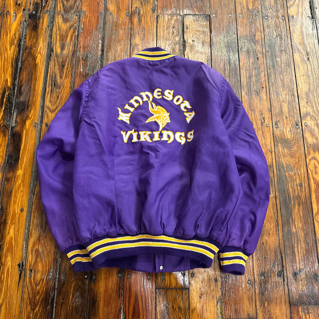Vintage Minnesota Vikings Bomber Jacket Sz XS