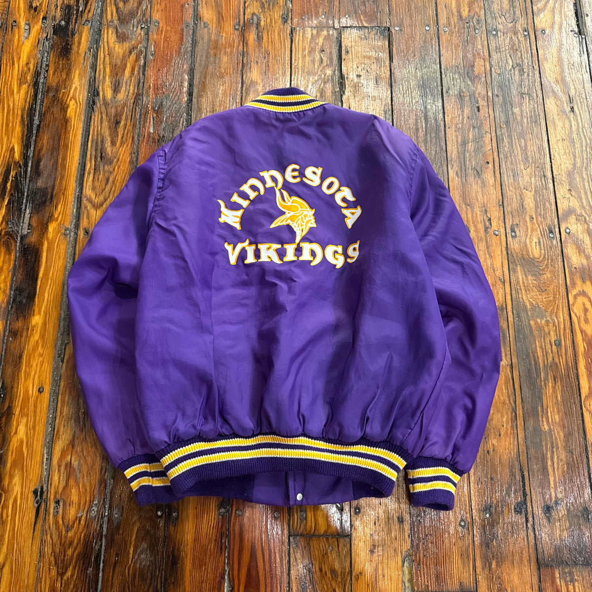 Vintage Minnesota Vikings Bomber Jacket Sz XS