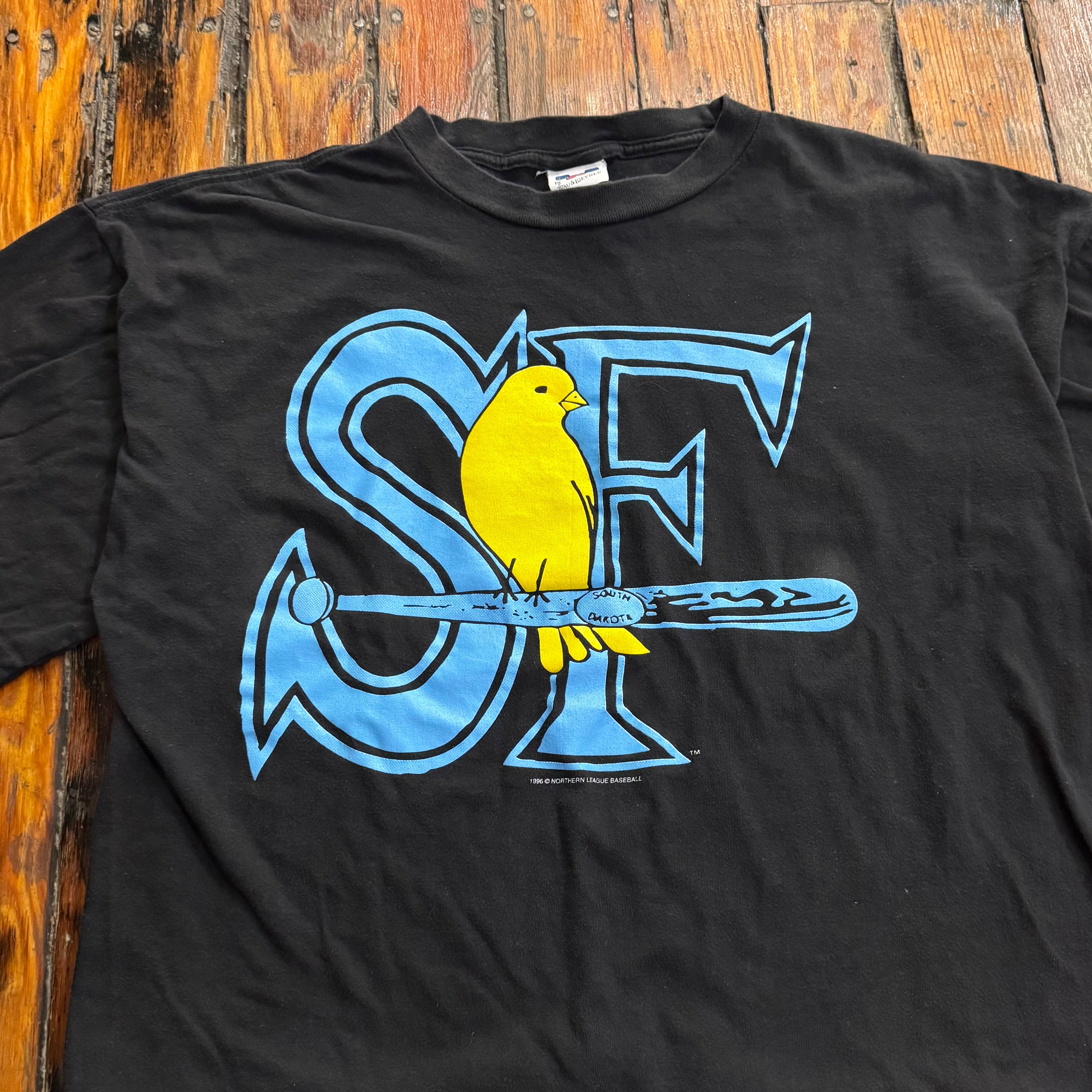 Vintage Sioux Falls Canaries T-shirt Sz L