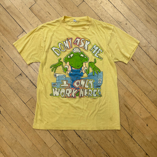 Vintage Don’t Ask me Questions T-shirt Sz L