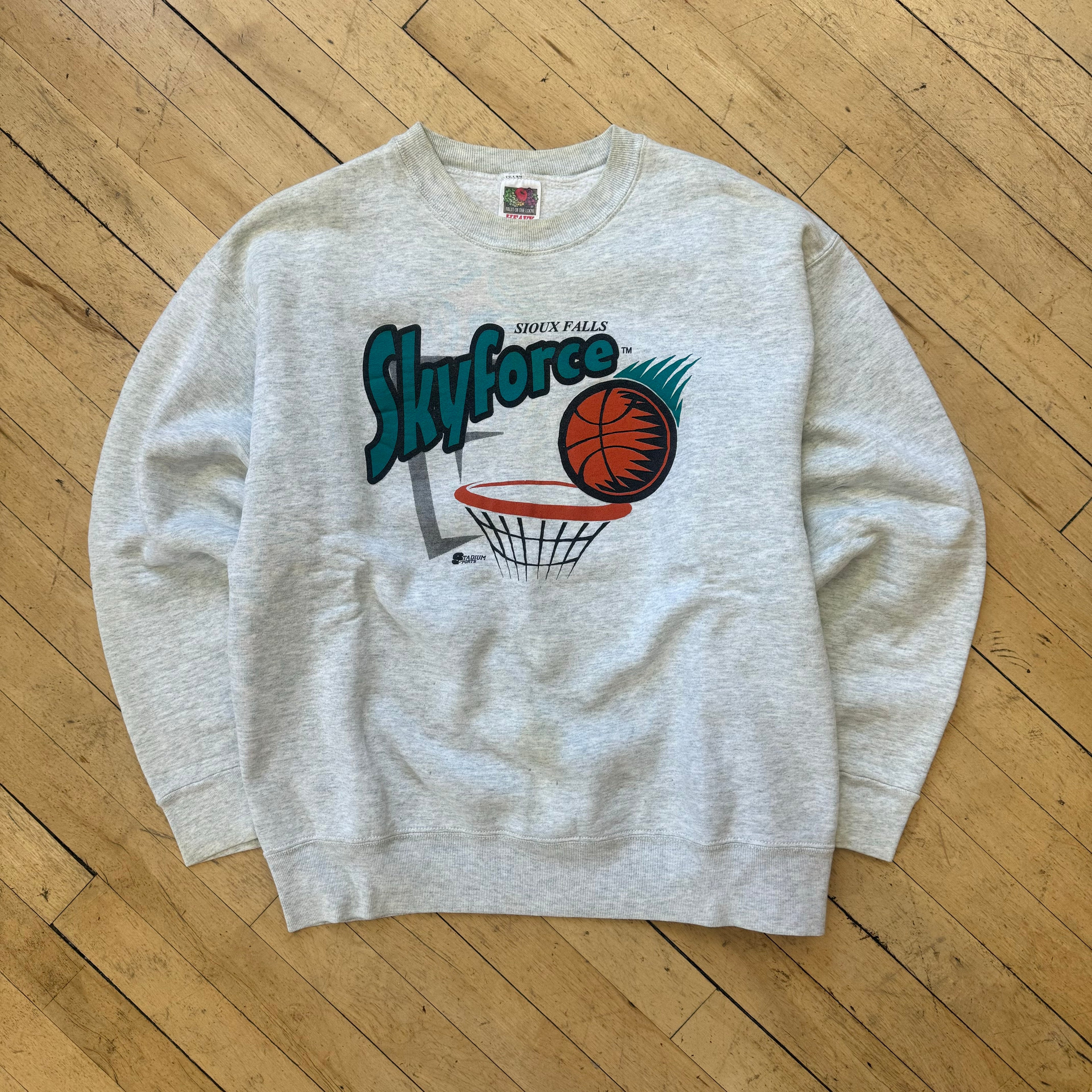 Vintage Sky Force Basketball Crewneck Sz M