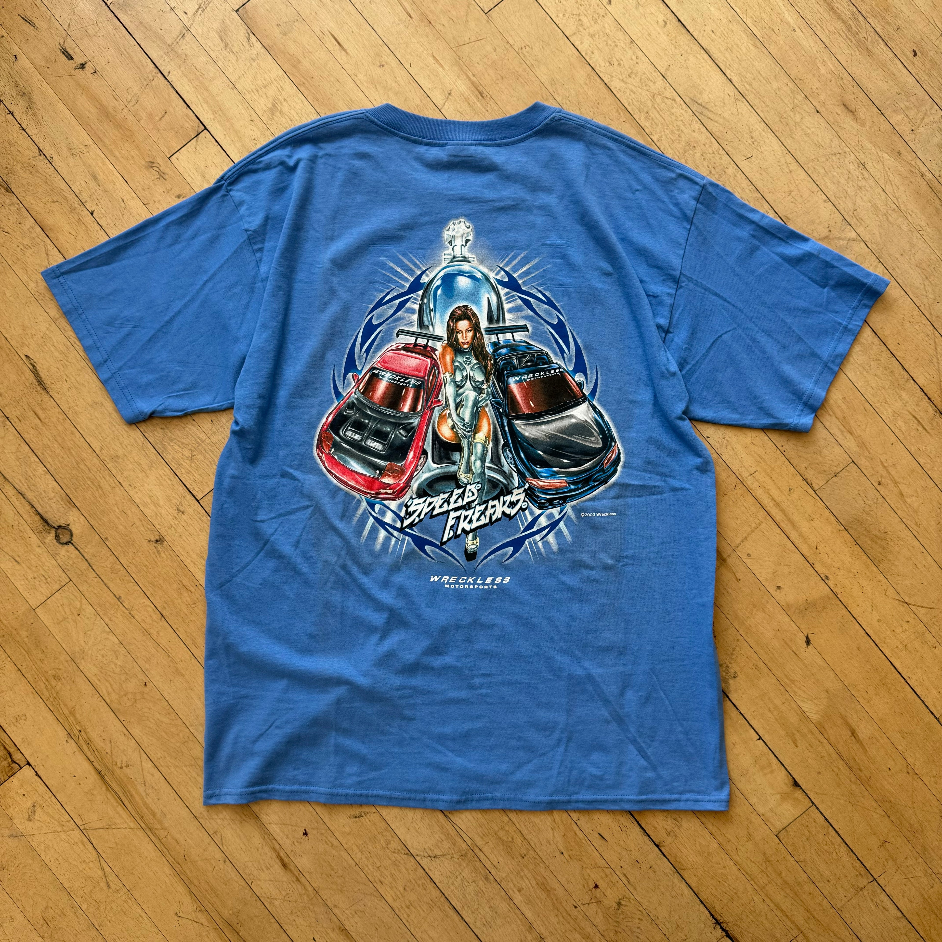 Vintage Wreck-less Motors T-shirt Sz XL