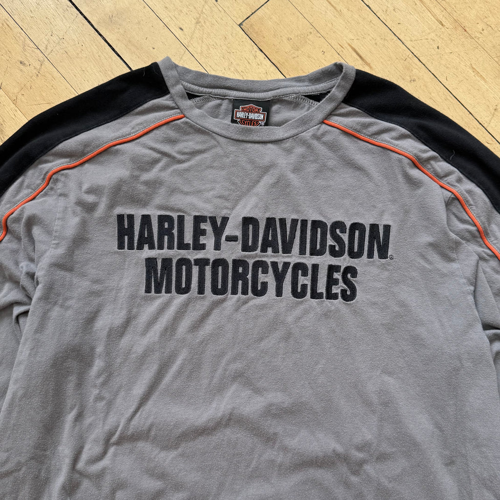 Y2K Harley Davidson Long Sleeve T-shirt Sz L