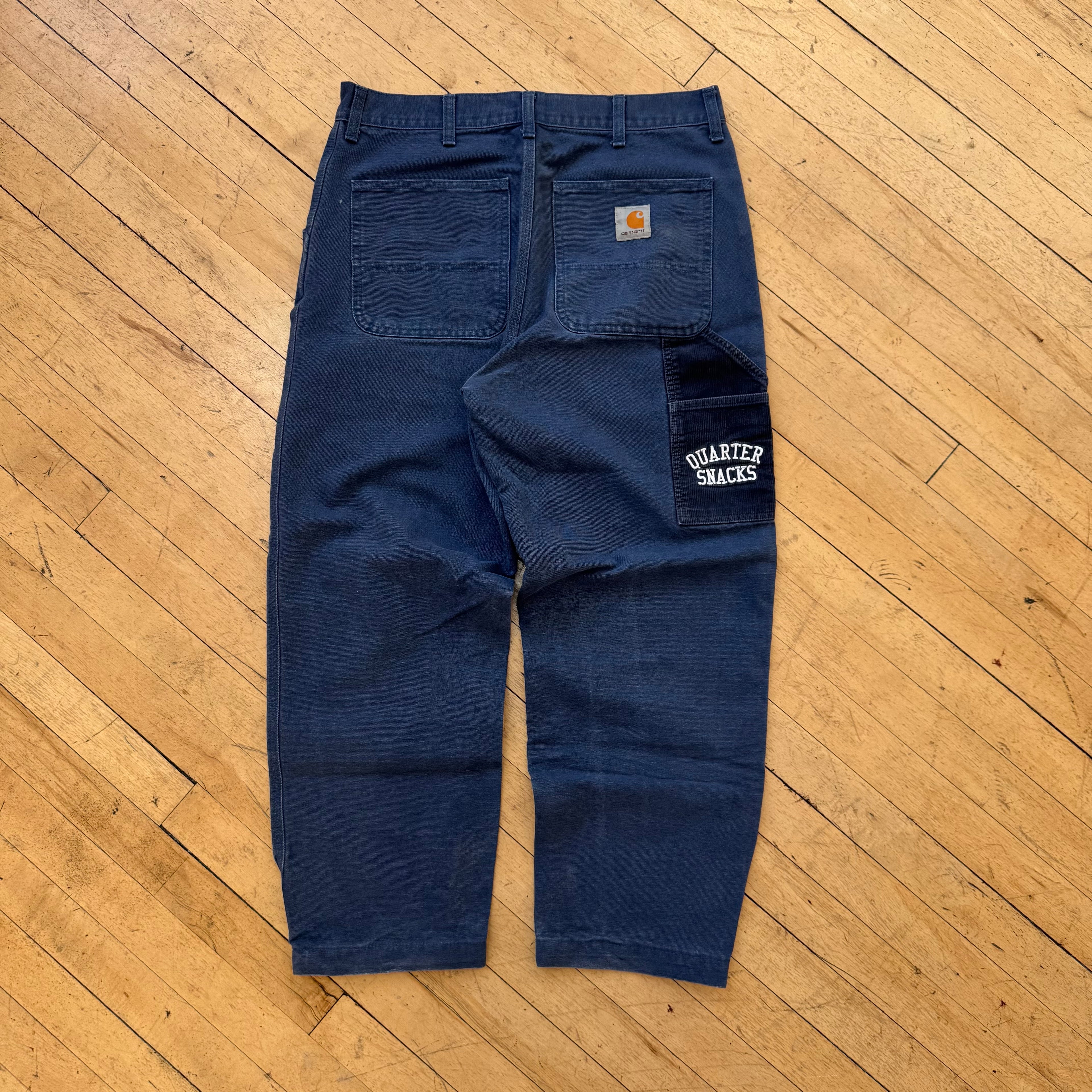 Carhartt WIP X Quarter Snacks Denim Pants Sz 32x32