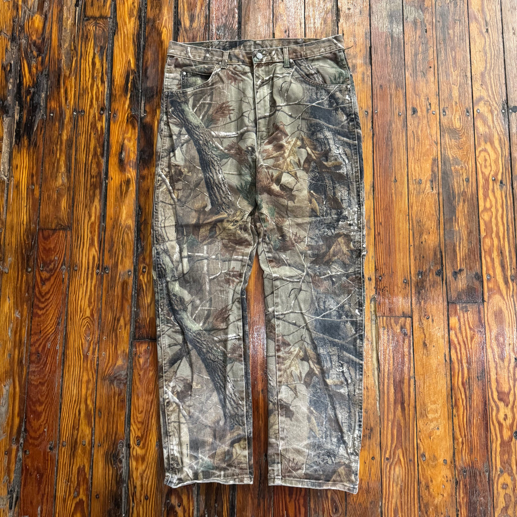 Vintage Wrangler Camo Denim Jeans Sz 36x34